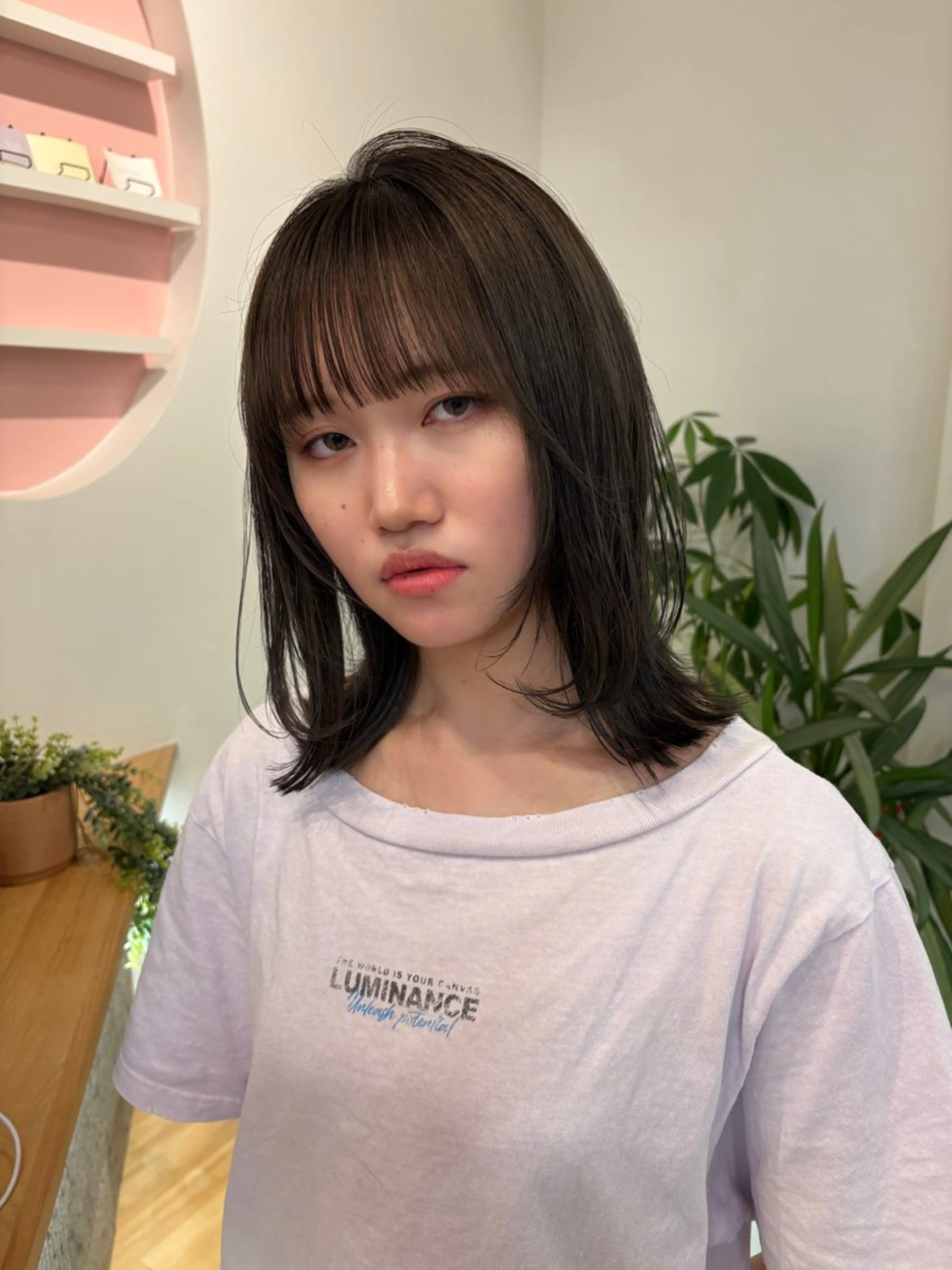 〖カット+透明感イルミナカラー+3step内部補修トリートメント〗の写真