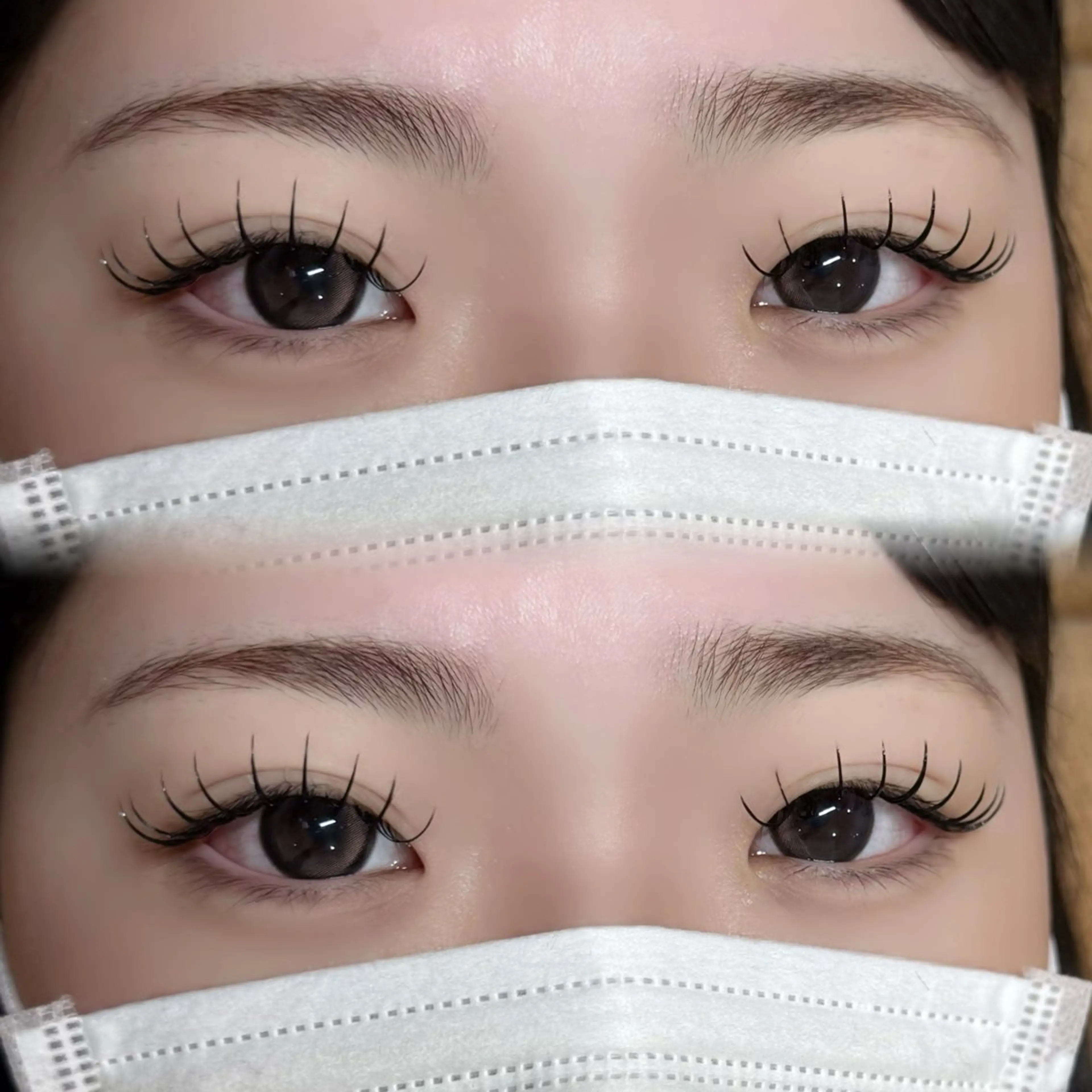 マツエク・マツパ 束感まつ毛 フラットラッシュ ナチュラル マツエク Lunella RENAのマツエク・マツパデザイン