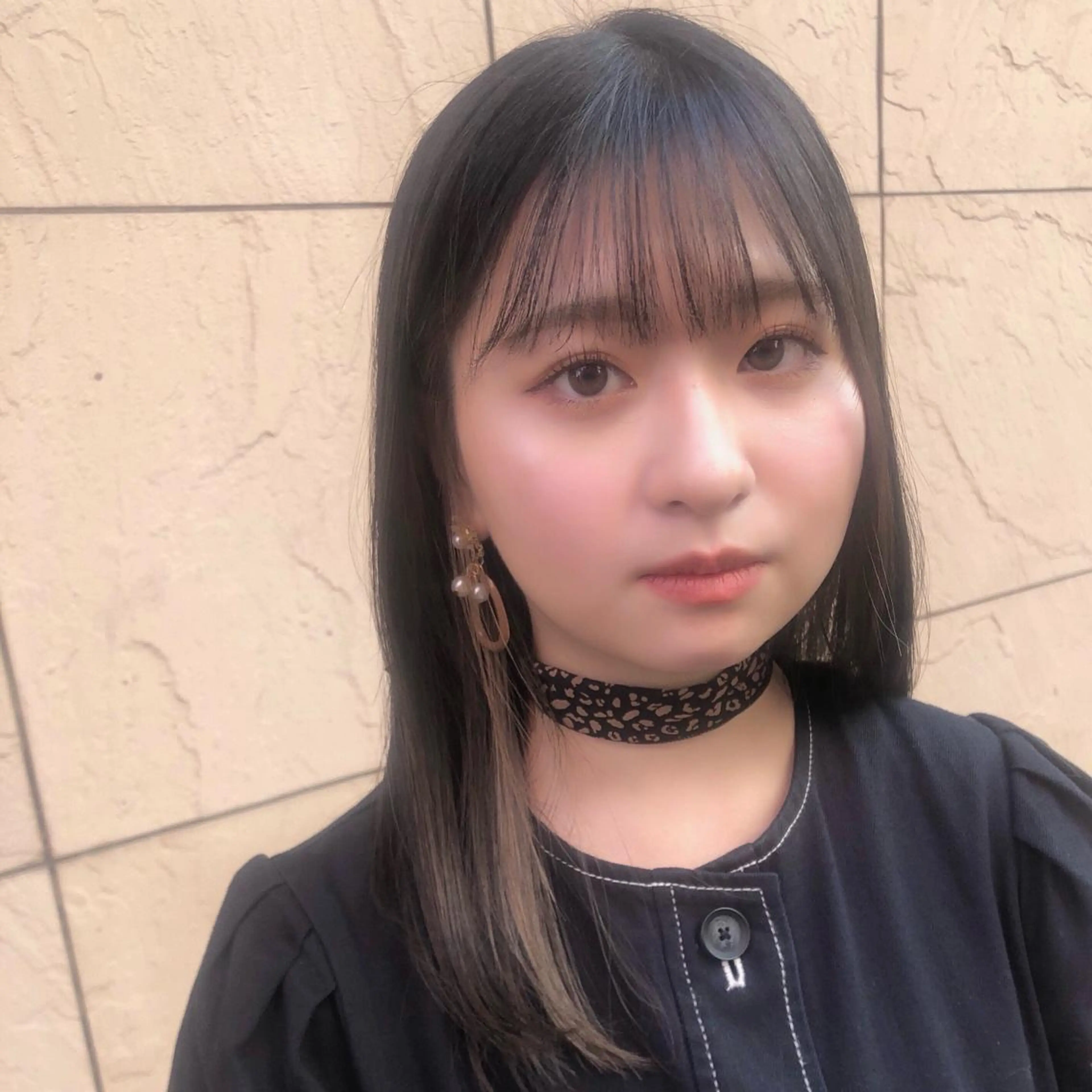 ミディアム カラー 冨木 雄斗のヘアスタイル