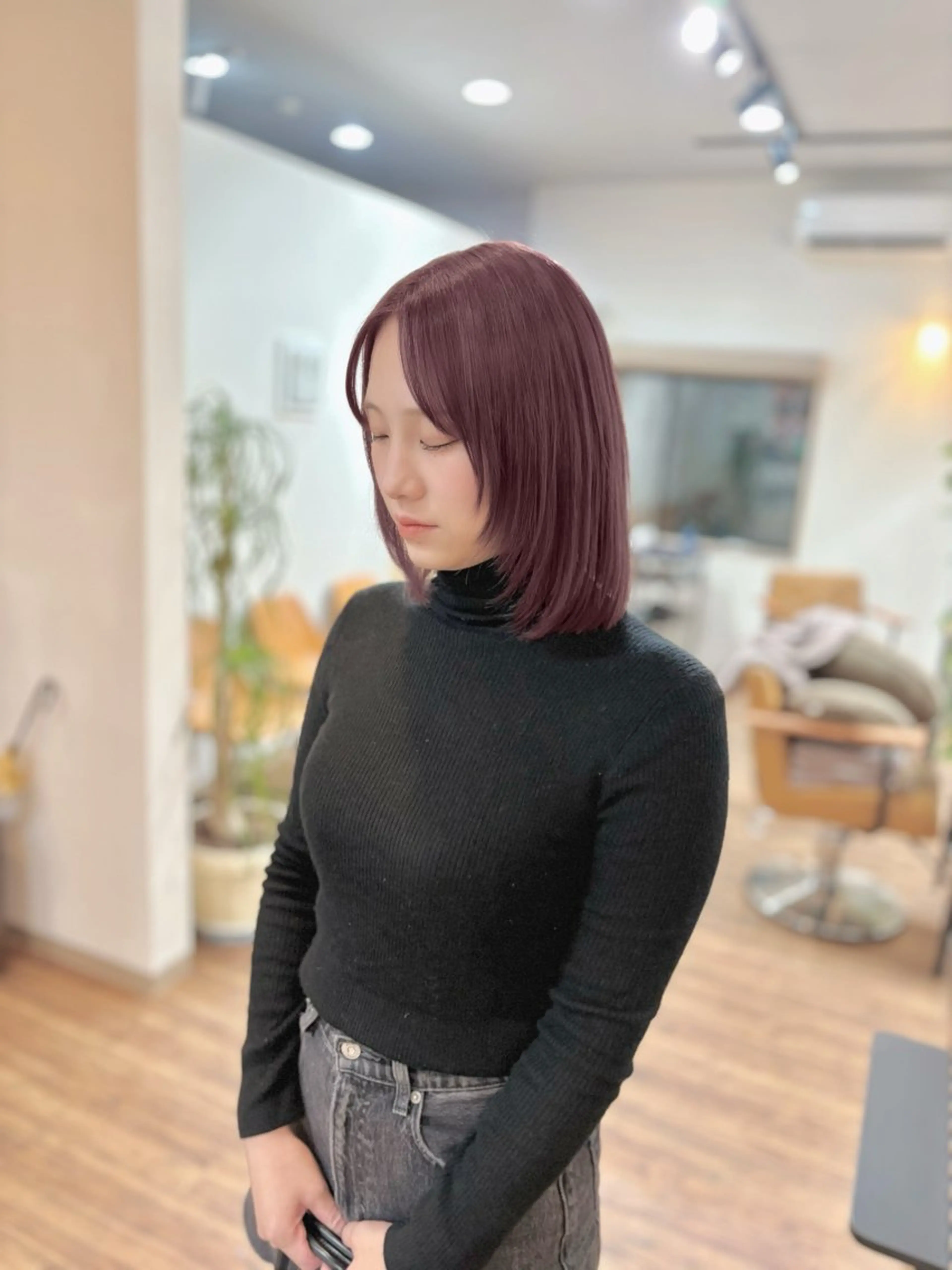 ミディアム ヘアカラー フォーリア(Foglia)所属・foglia 坪来 祥汰のヘアスタイル