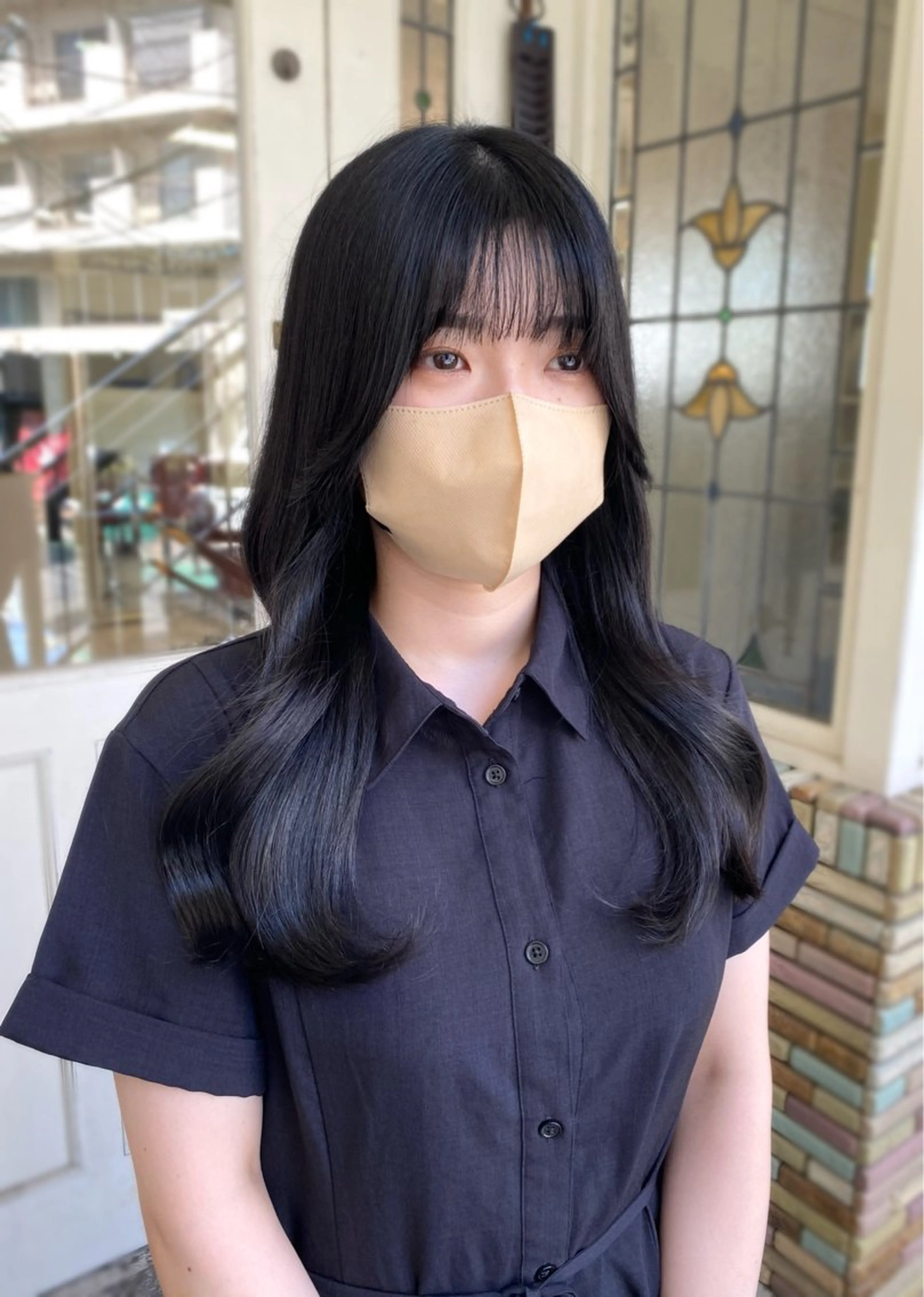 【業界初💫髪質改善カラー】カット＋髪質改善カラー＋2stepトリートメントの写真