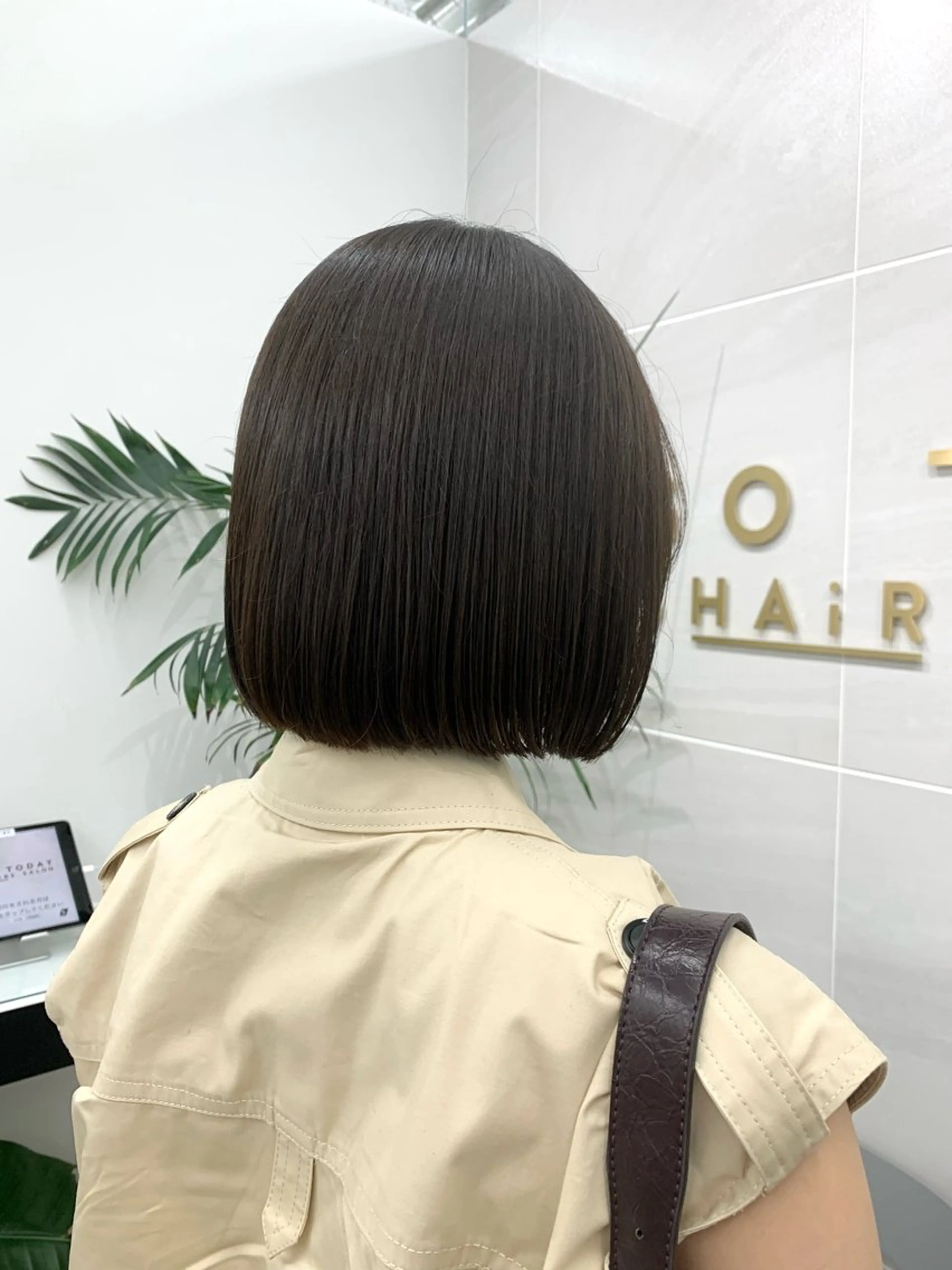 ショート カラー ボブ カット ヘアカラー ヘッドスパ 本格ヘッドスパ🌿 ×ヘア　佐藤のヘアスタイル