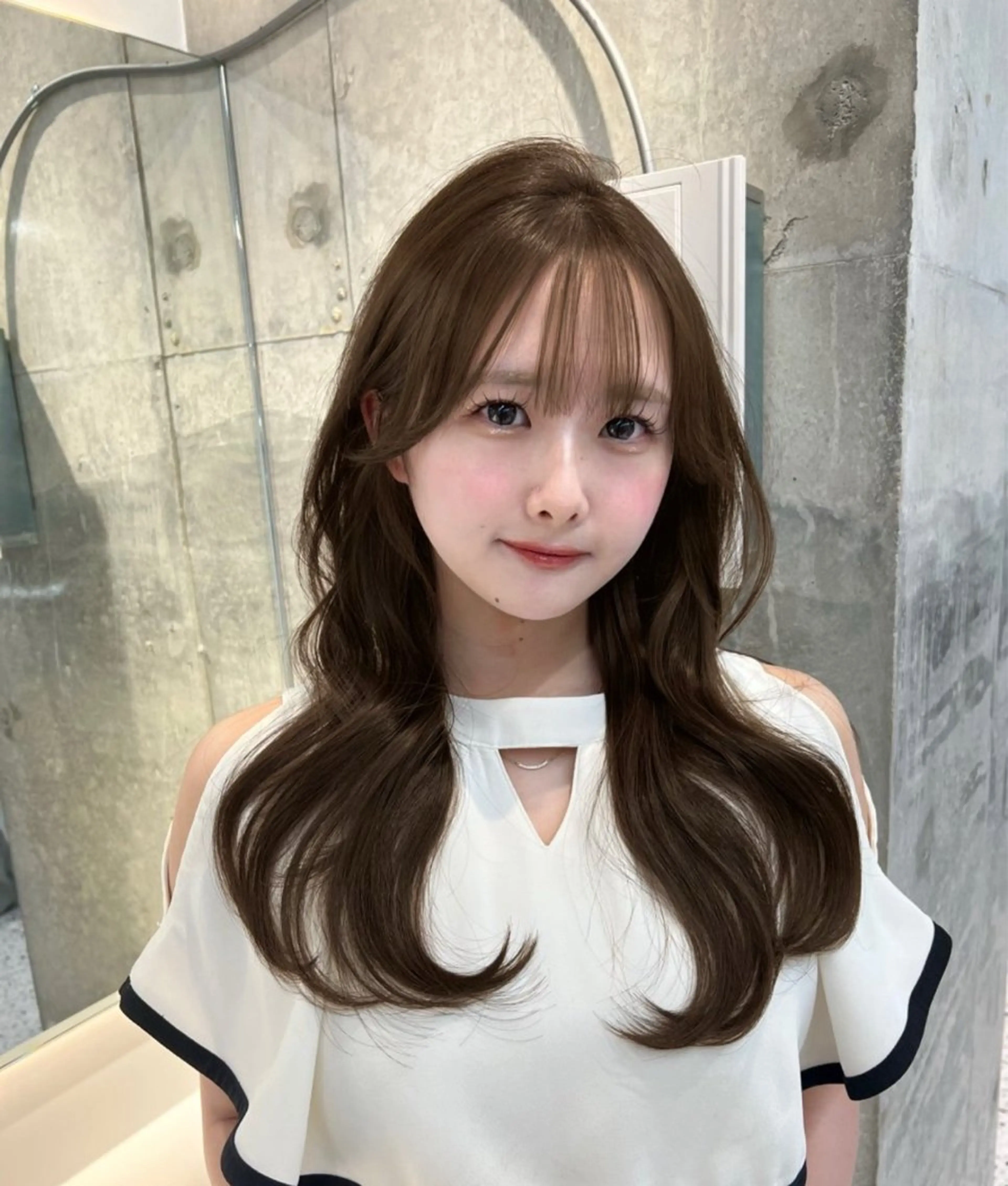 ロング 🎀透明感ブラウ ンshizuka🎀のヘアスタイル