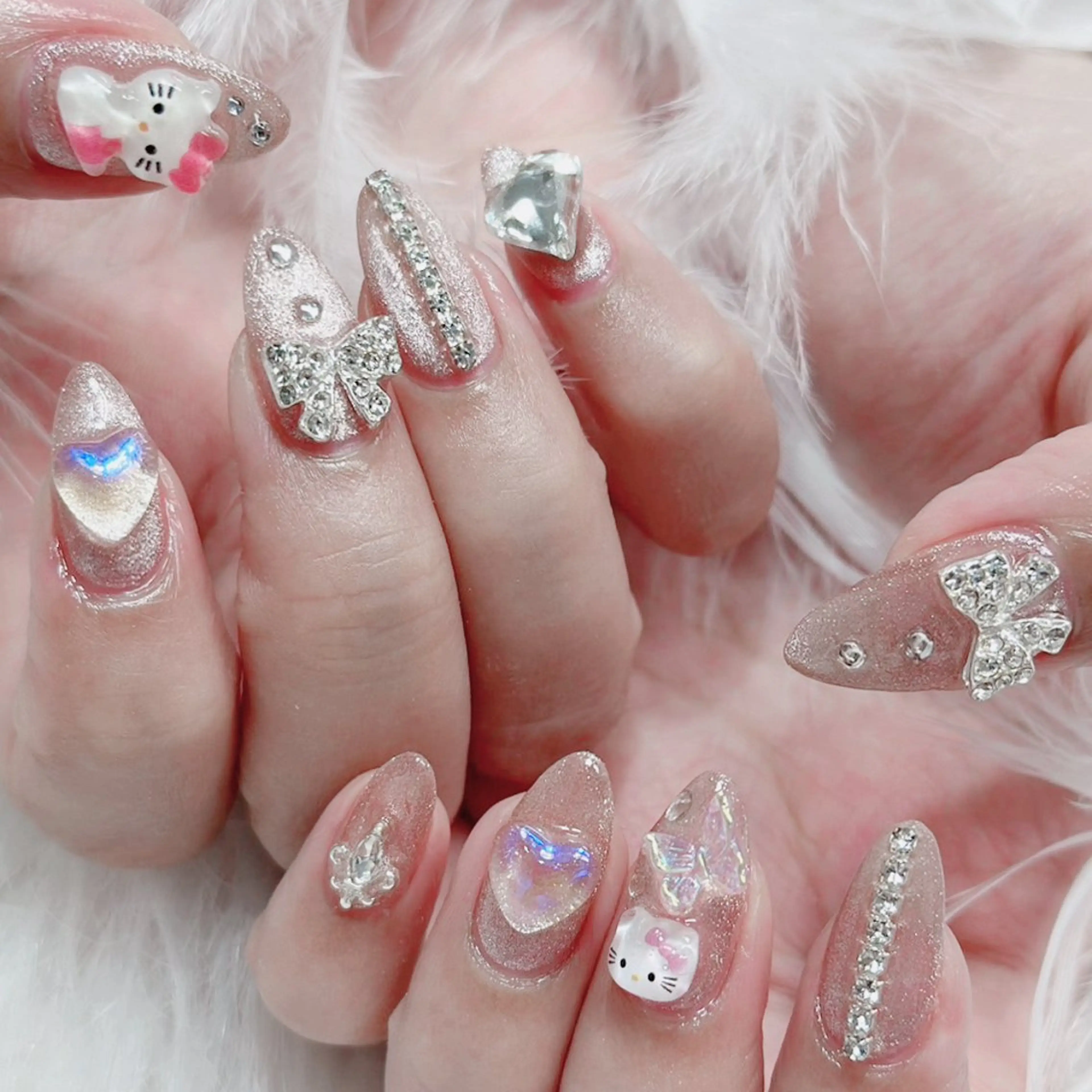 ネイル ハンドネイル DIAMOND Nail🍒のネイルデザイン