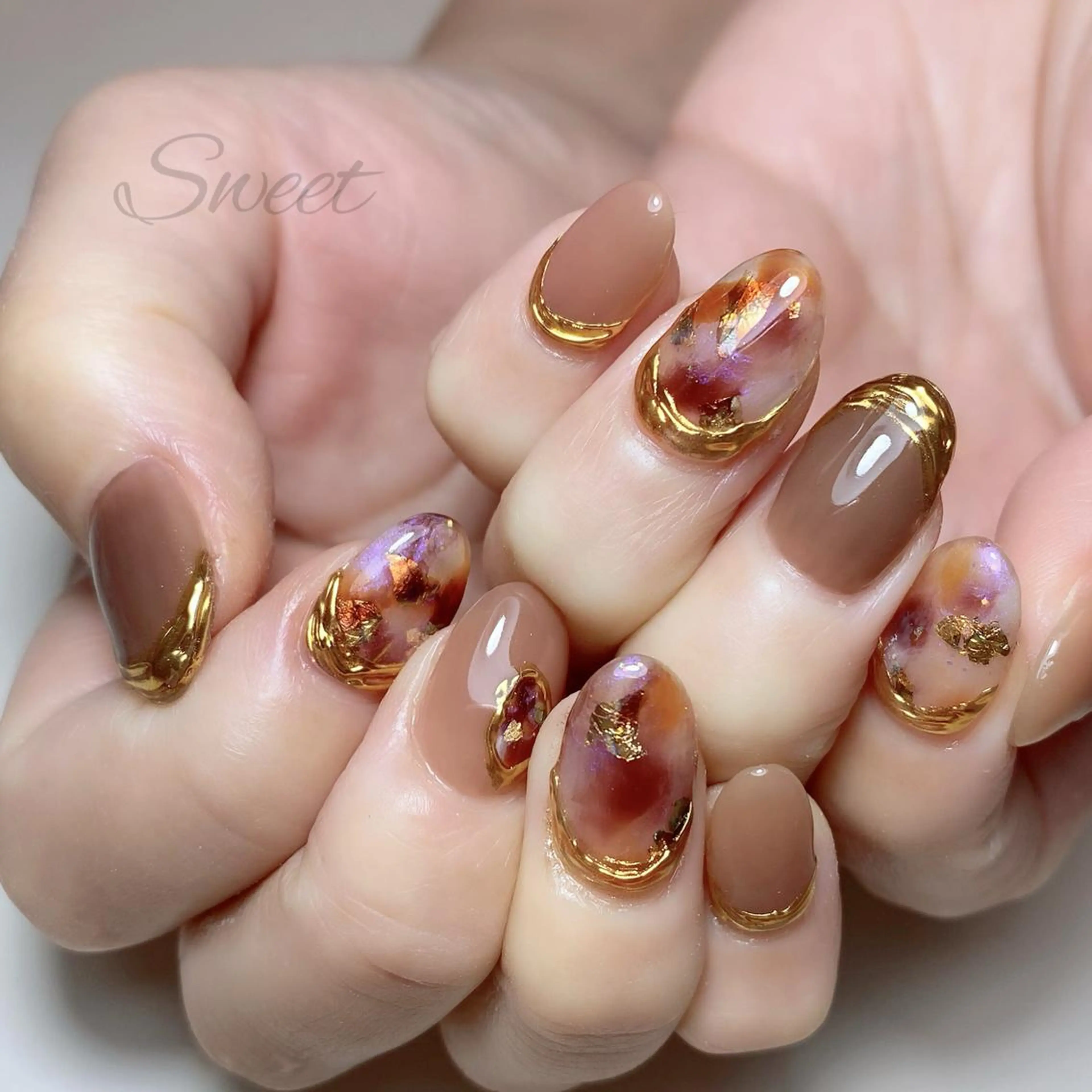 ネイル ハンドネイル sweet 仲野陽子のネイルデザイン