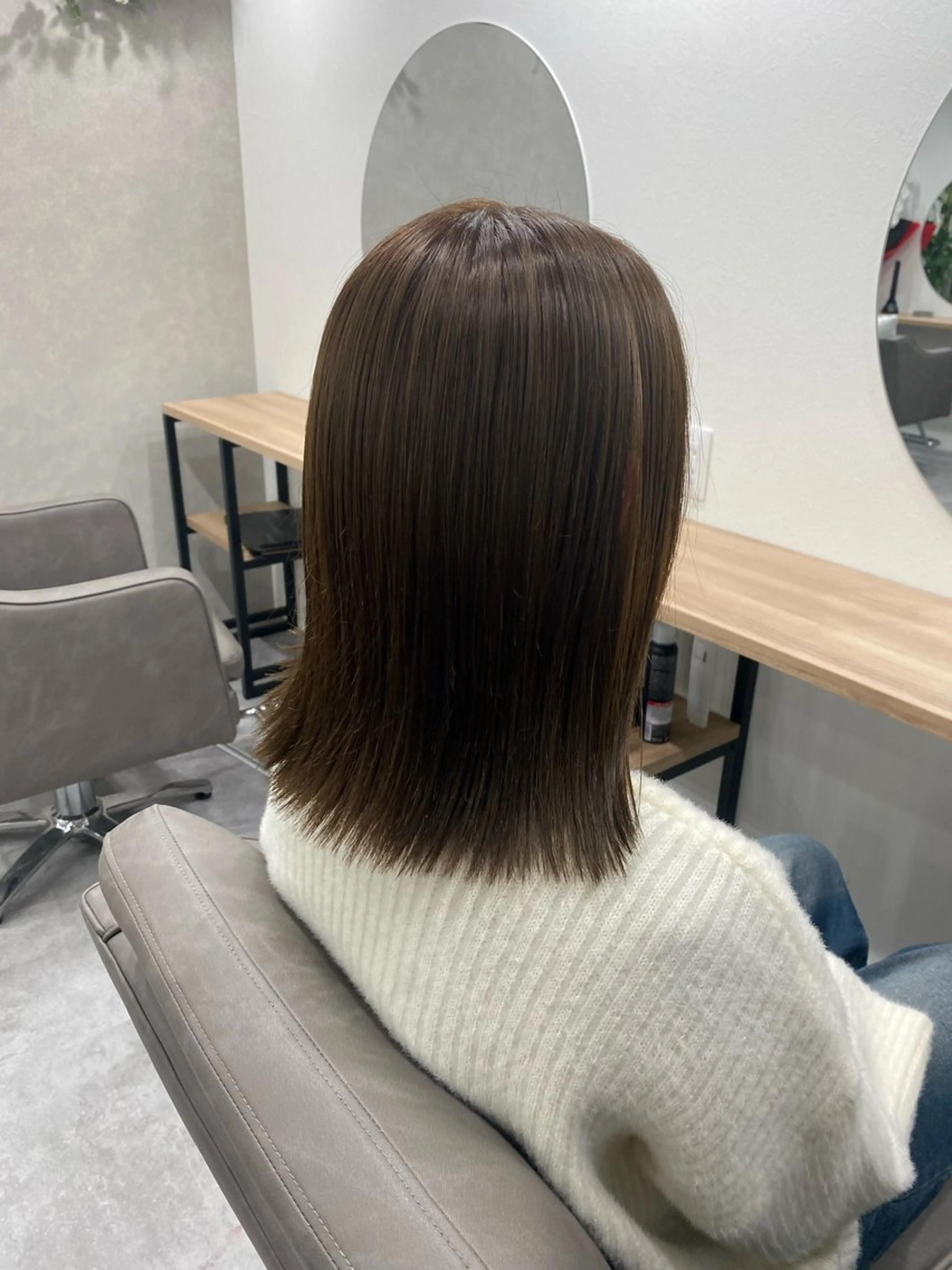 ミディアム 似合わせカット カット ヘアカラー トリートメント Agu hair TENOE大宮氷川参道店所属・☀️透明感艶感カラー 増田魁土☀️のヘアスタイル