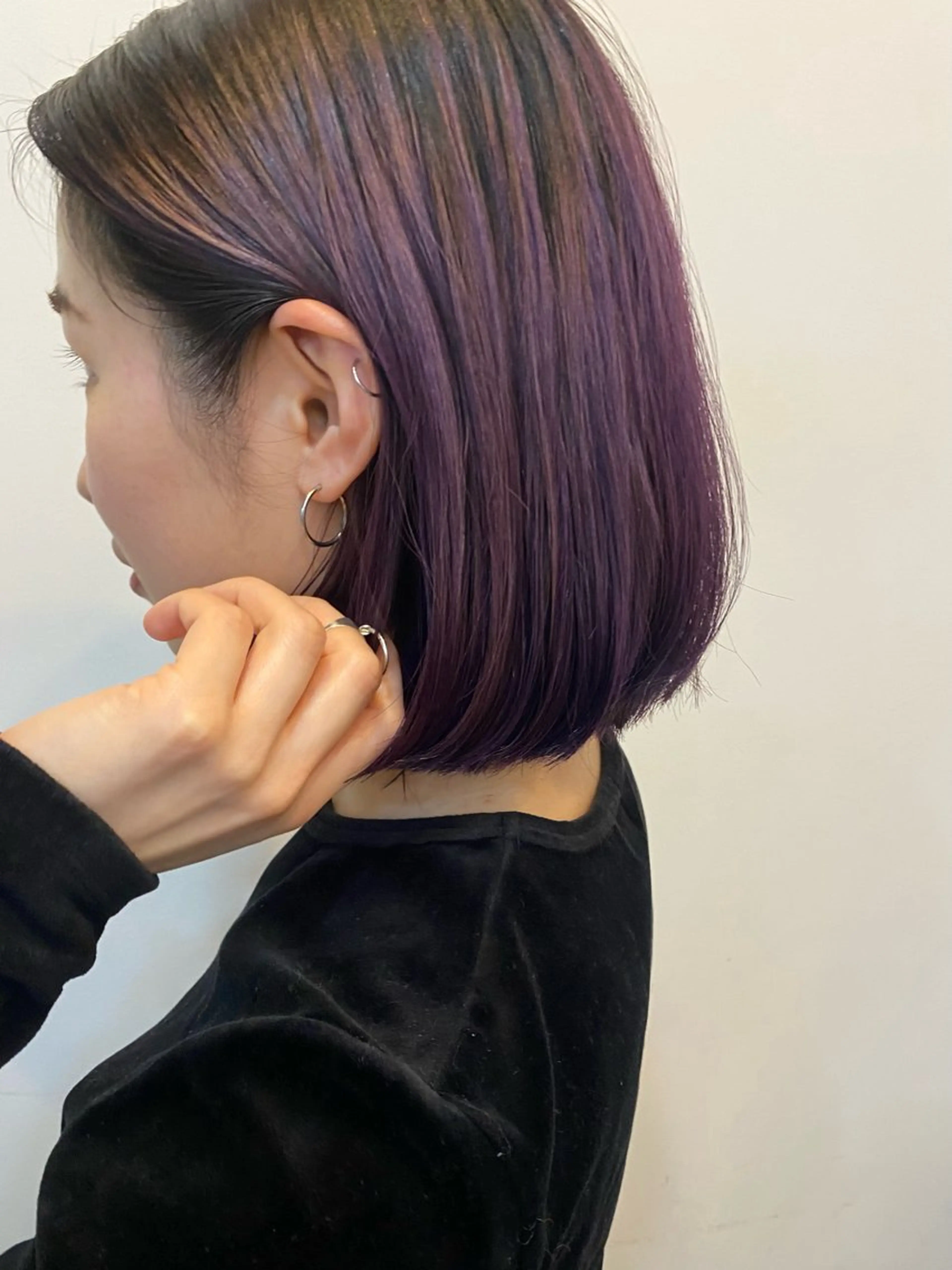 ミディアム カラー 似合わせhair 〻 mikiのヘアスタイル