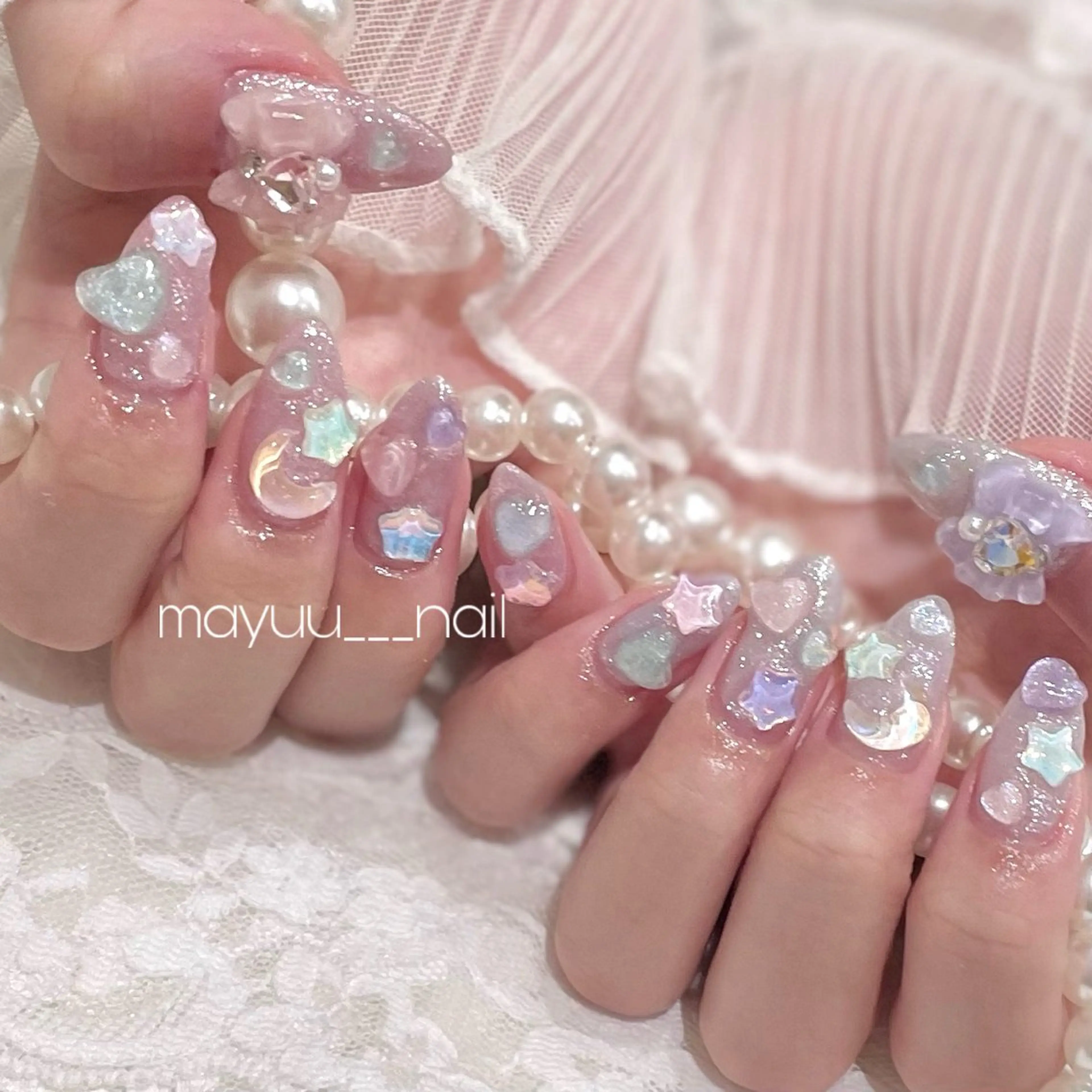 ネイル 🎀 Mayu 🎀痛ネイルのネイルデザイン