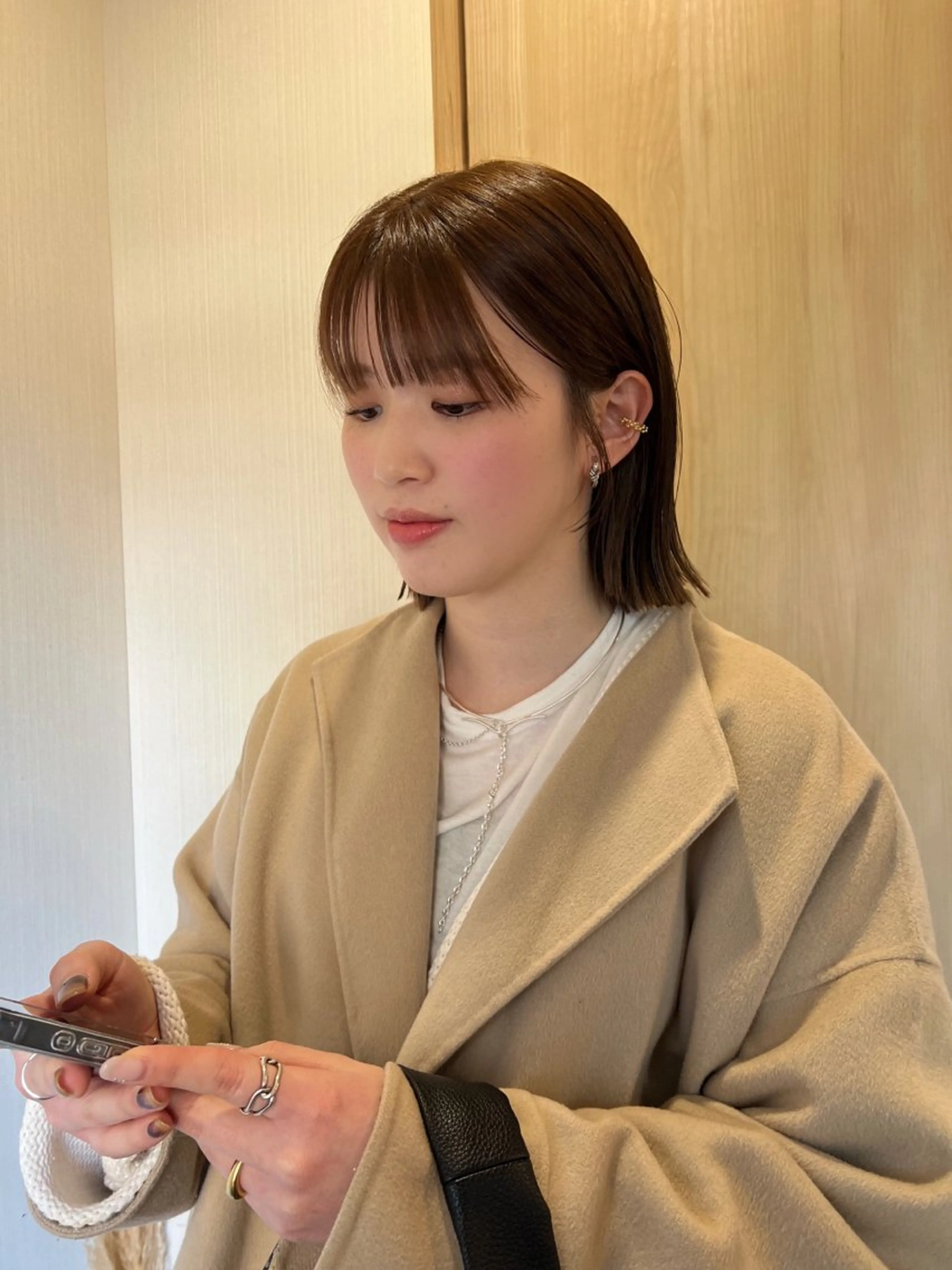 ショート カラー カット ヘアカラー トリートメント トレンドと似合わせ/ マンツーマン/西上楓のヘアスタイル