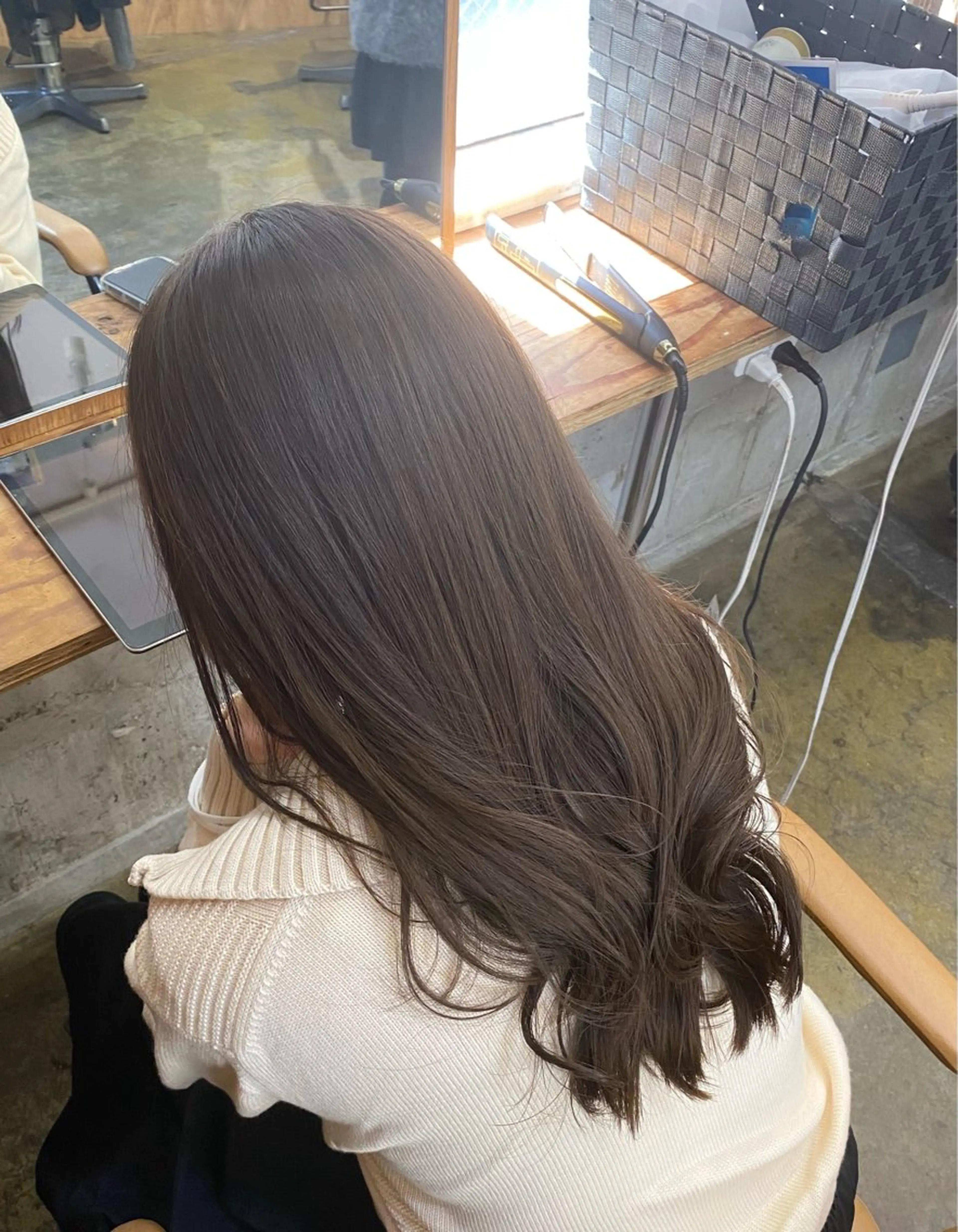 ロング カラー ブリーチカラーと、髪 質改善。HARUKAのヘアスタイル