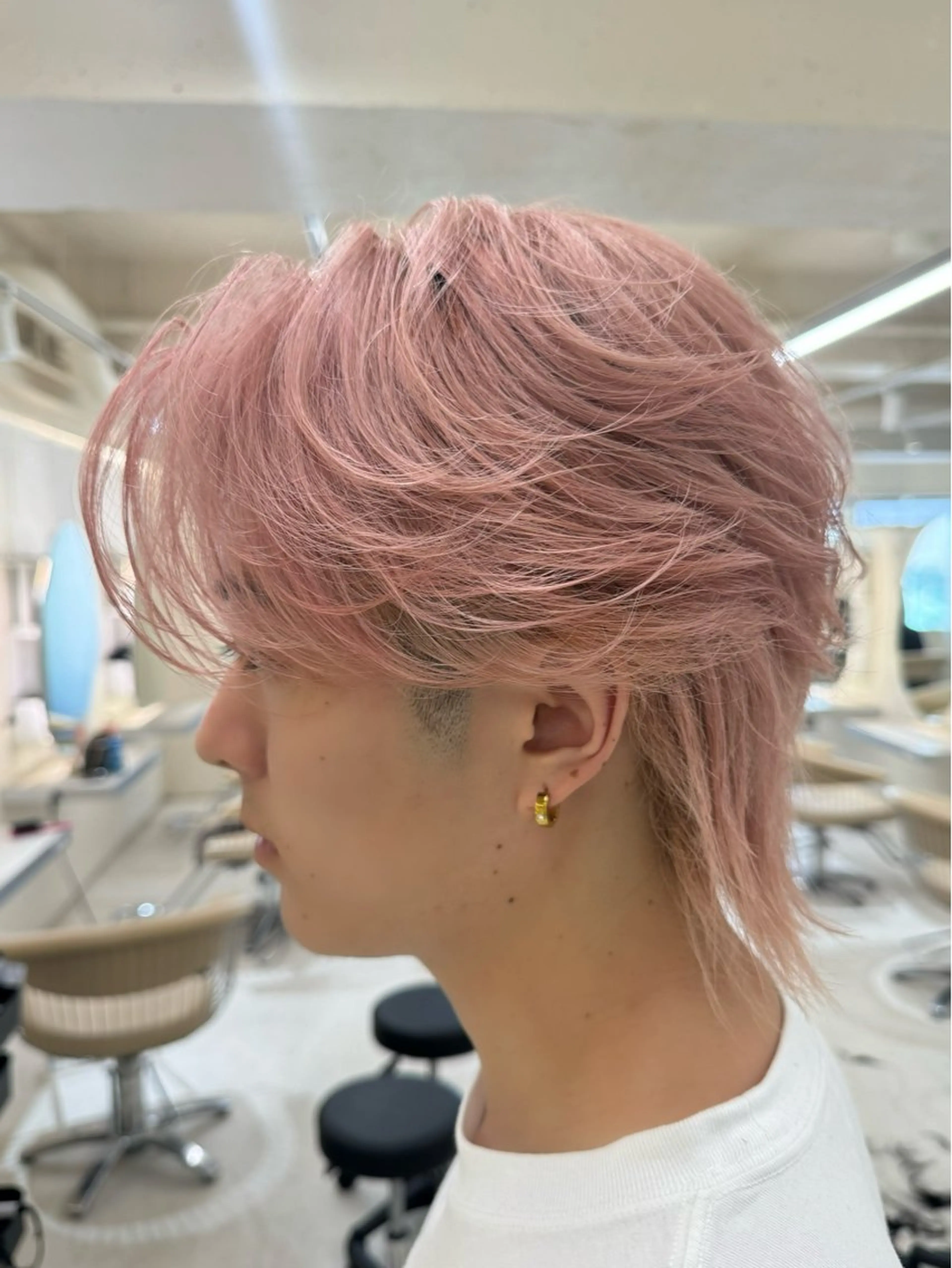 ショート パーマ メンズ センターパート メンズパーマ ニュアンスパーマ nico TOKYO 横浜所属・横浜/レイヤー/ カネコのヘアスタイル