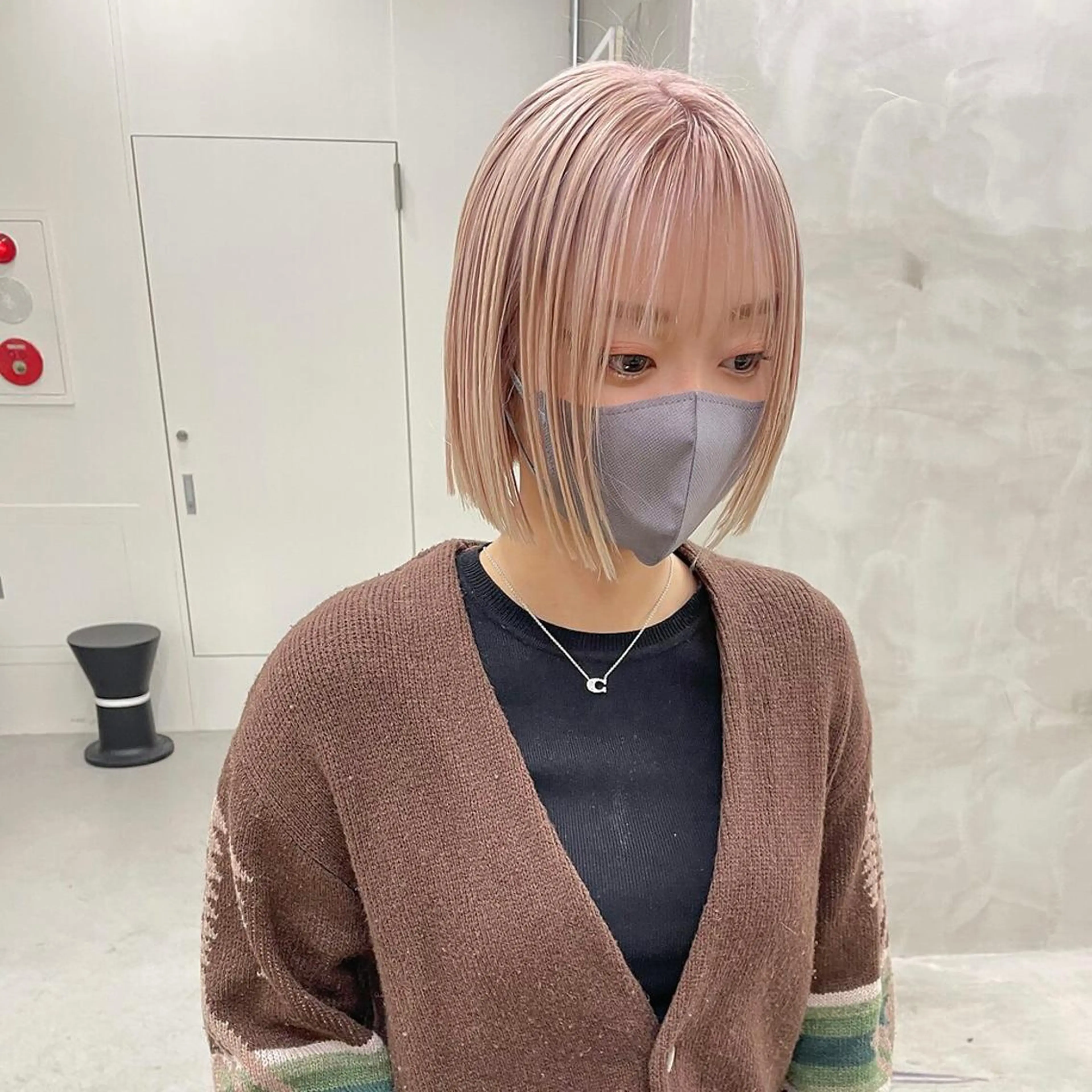 ショート カラー yiye 青山所属・無料カットモデル募集 🌱ひょうがのヘアスタイル