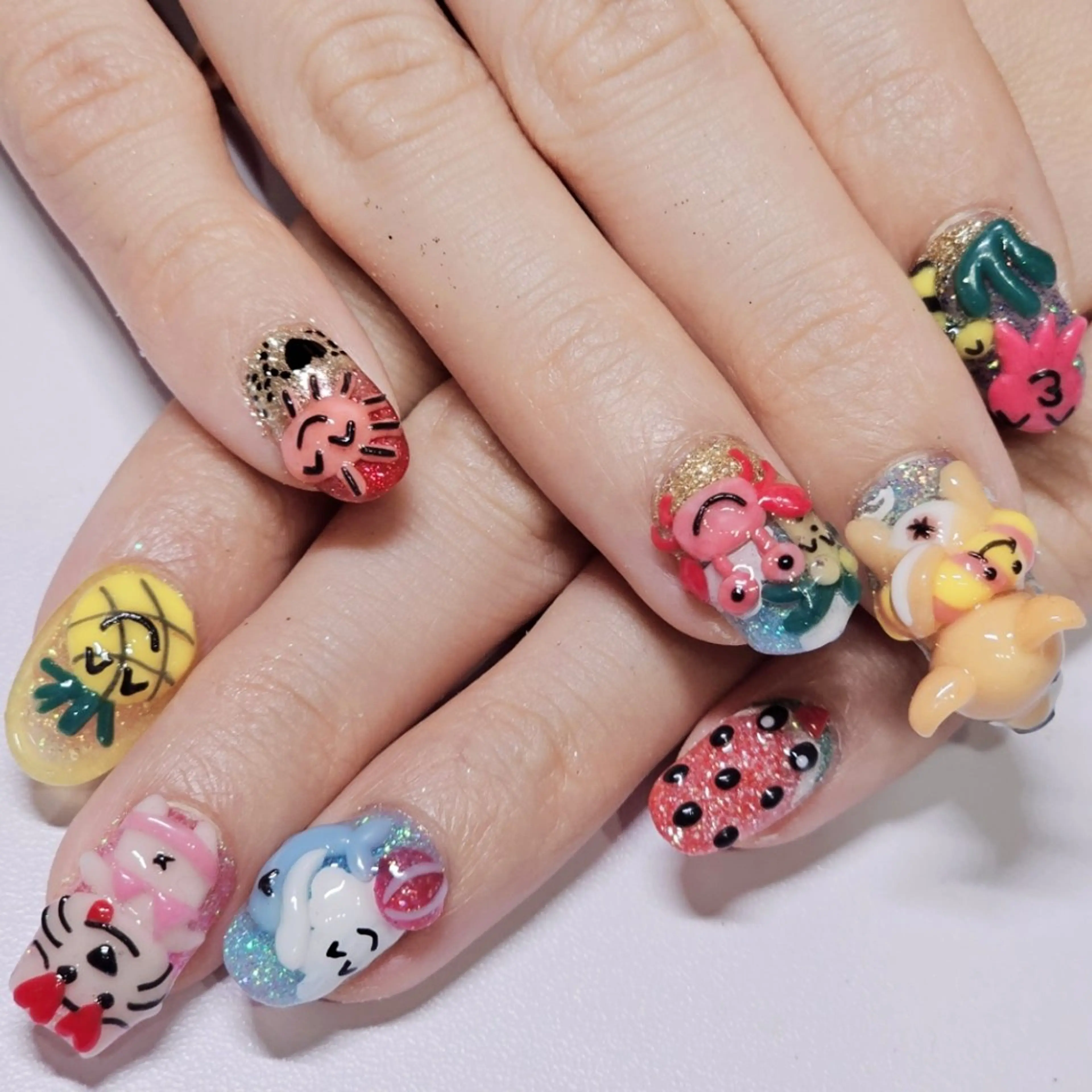 ネイル アートネイル 持ち込み ハンドネイル よしだ ひろきのネイルデザイン