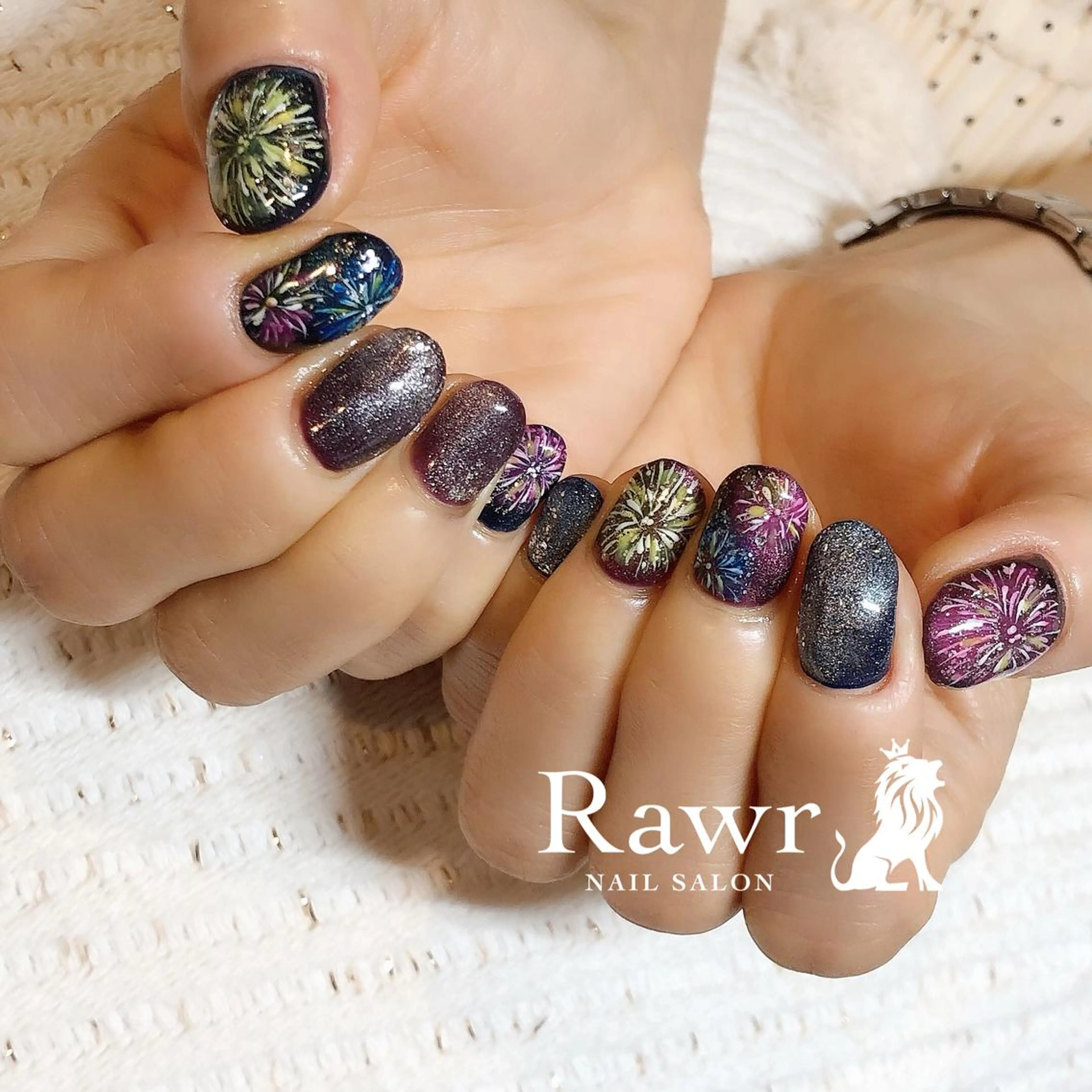 ネイル ハンドネイル Rawr / saoriのネイルデザイン