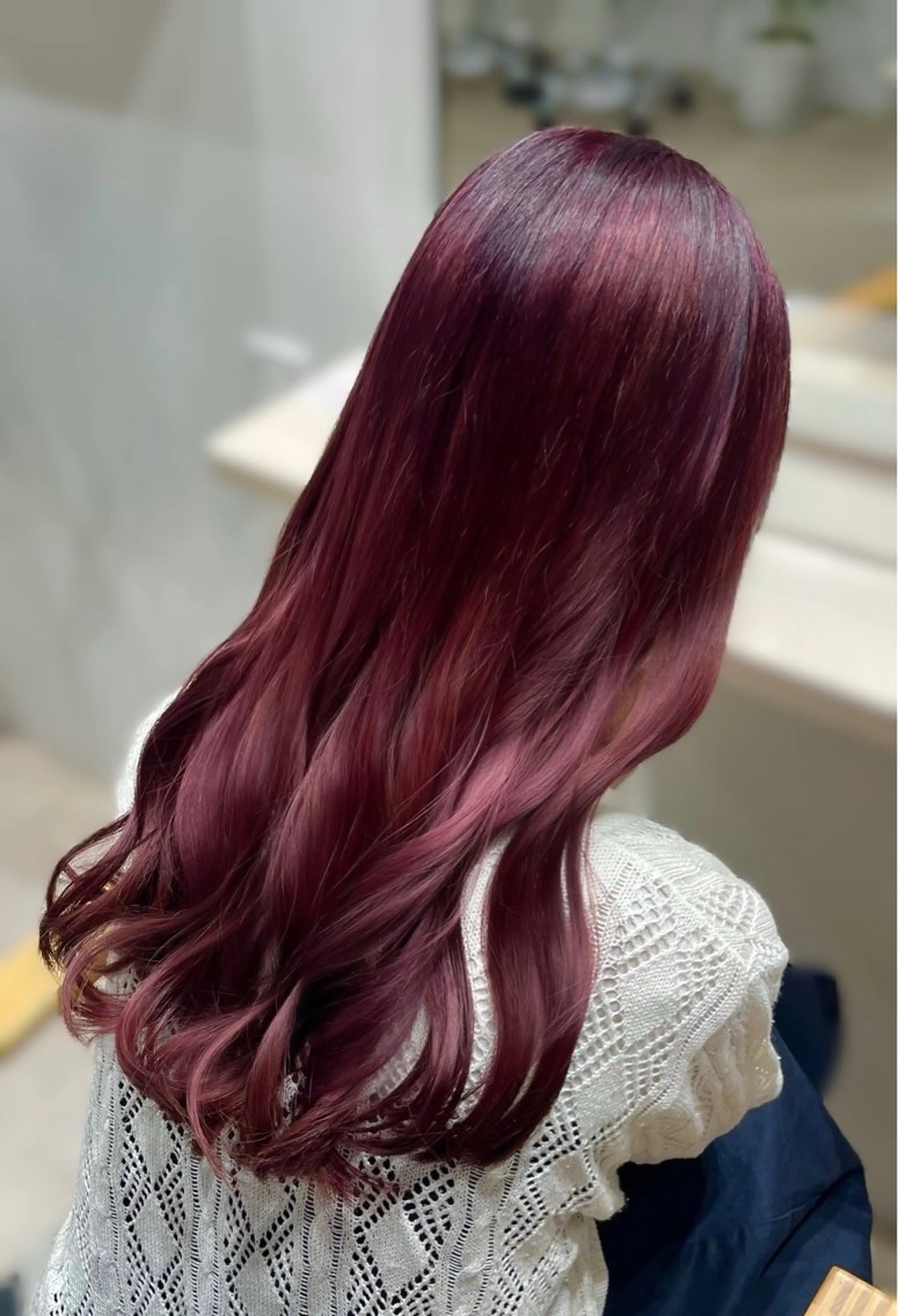 ロング カラー COTAN所属・🍒YUI🍒 暖色カラー/ブリーチのヘアスタイル