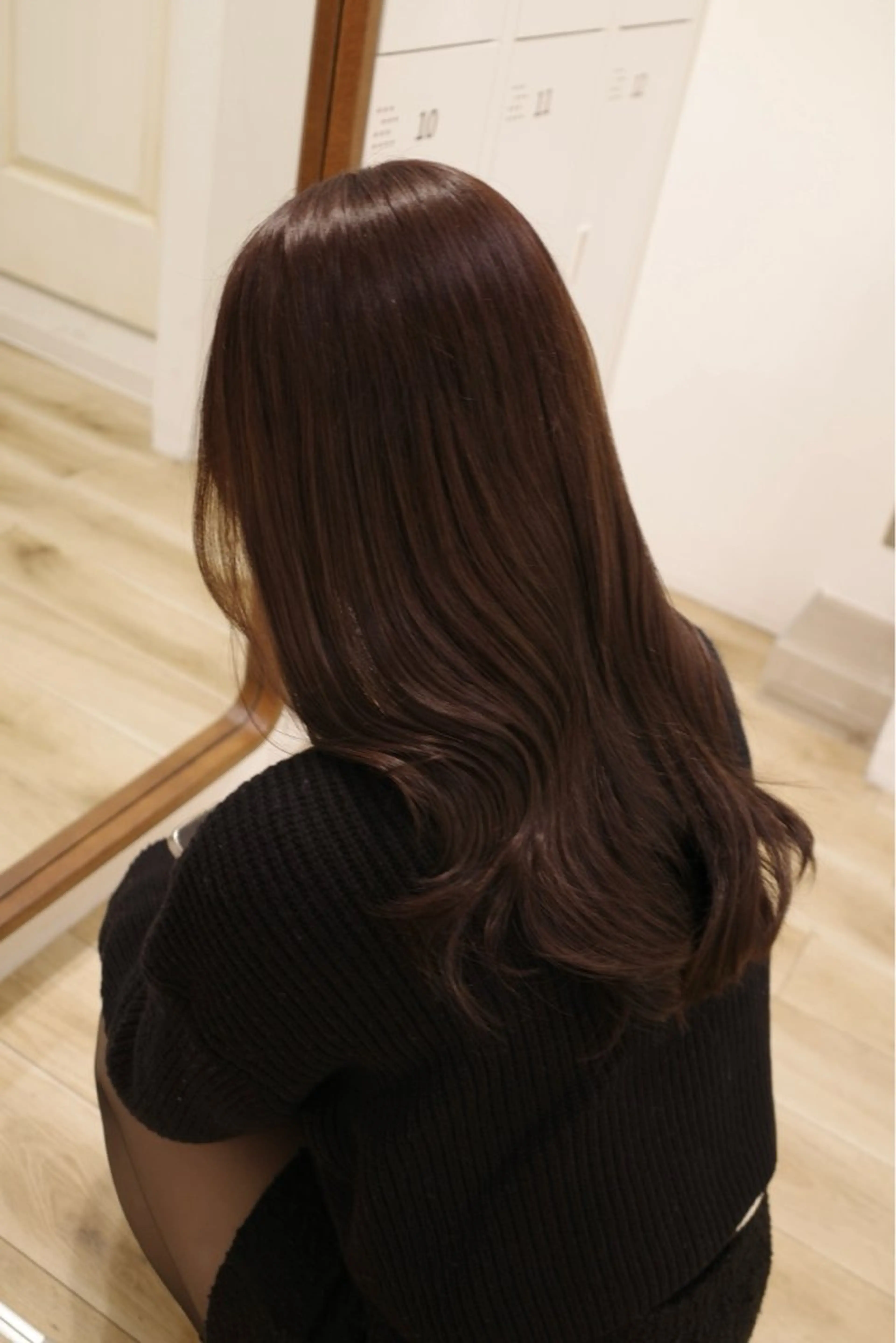 ロング カラー ブラウンカラー ショコラブラウン ラベンダーカラー 🌷KARIN/ ショートヘア🍃のヘアスタイル