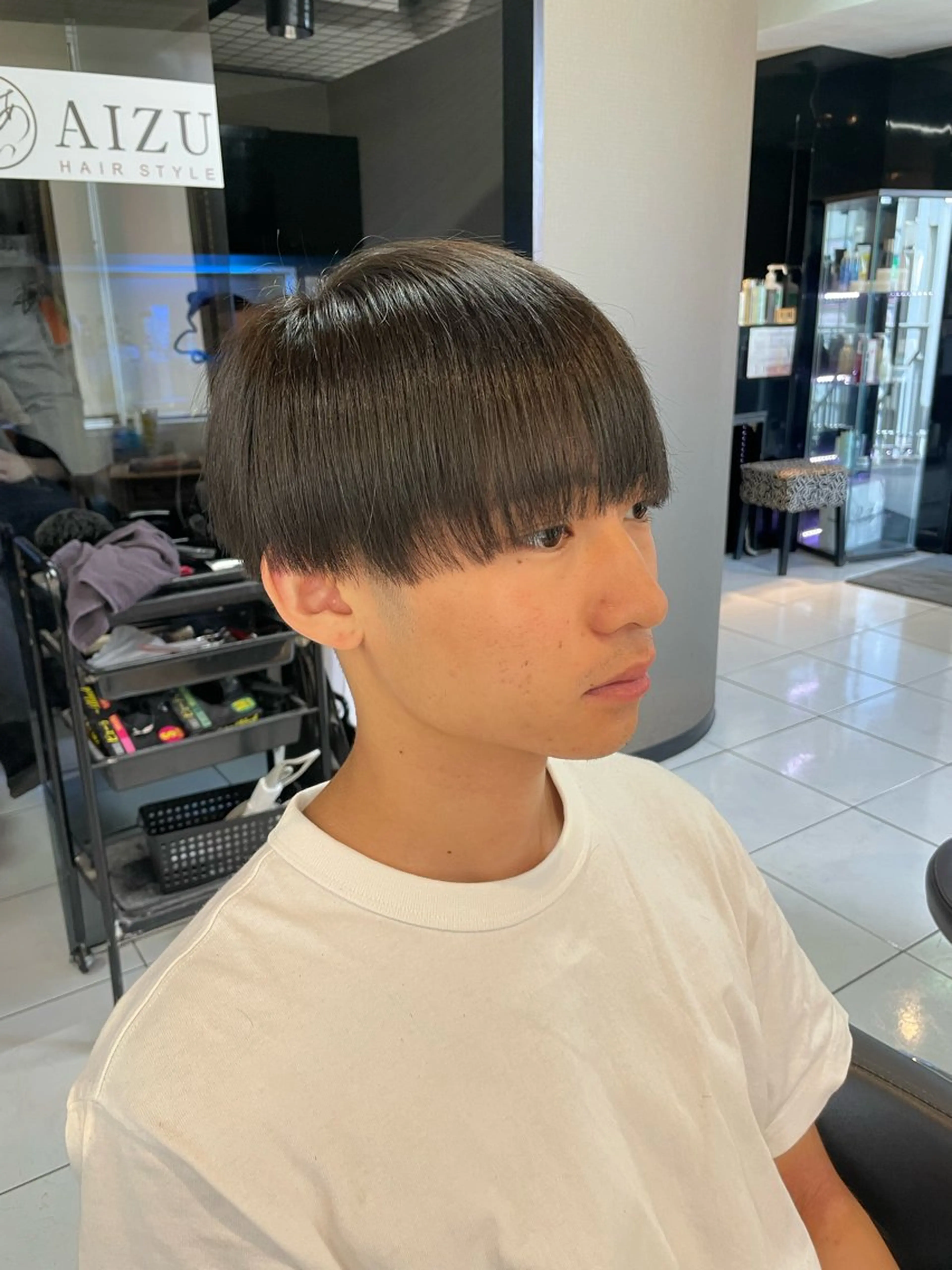 ショート カラー パーマ メンズ マッシュ 刈り上げ カット ヘアカラー 🔥お値段以上🔥 メンズ特化たかひろのヘアスタイル