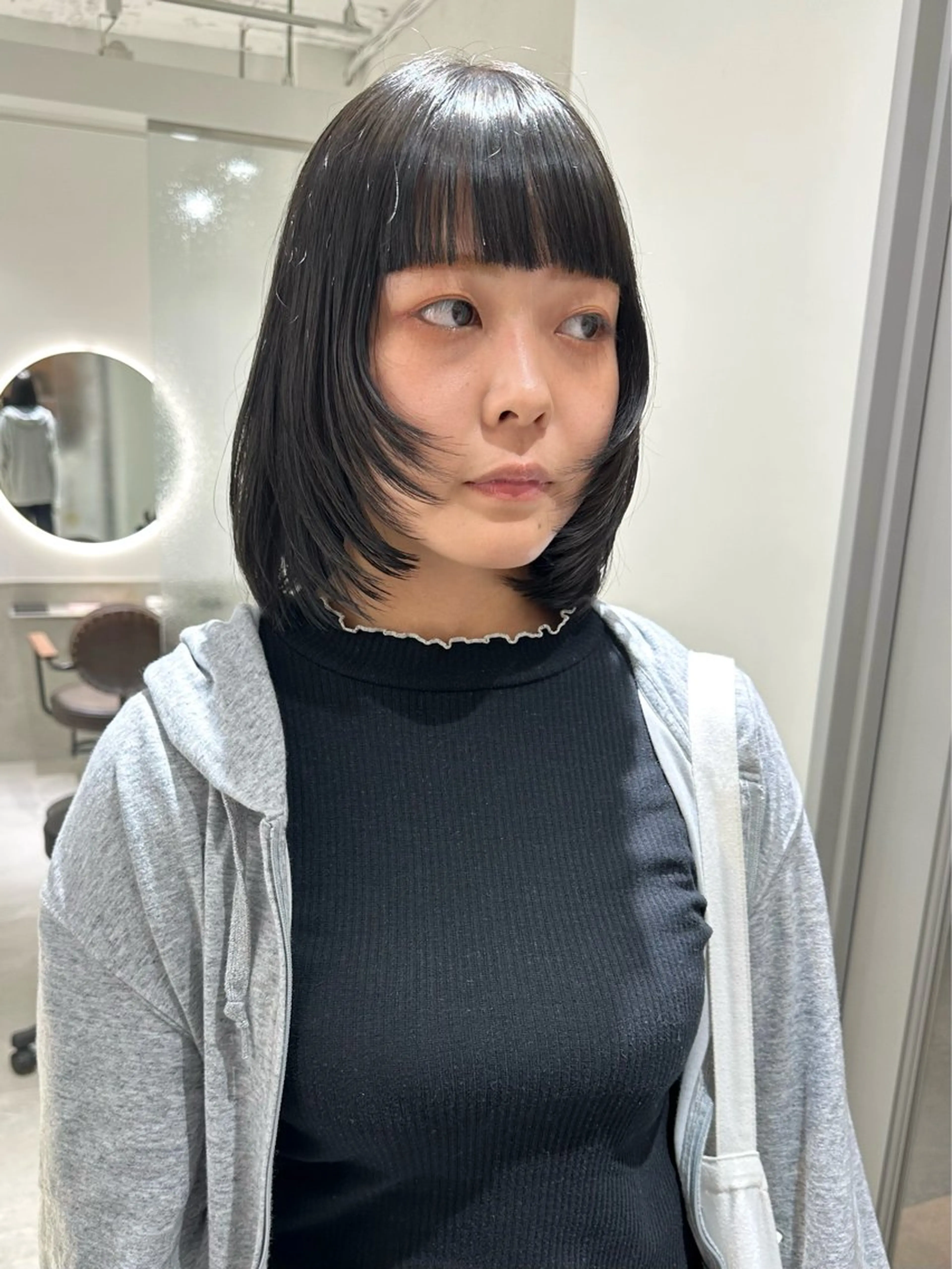 ミディアム カラー 銀座No.1髪質改善 縮毛矯正/本木のヘアスタイル