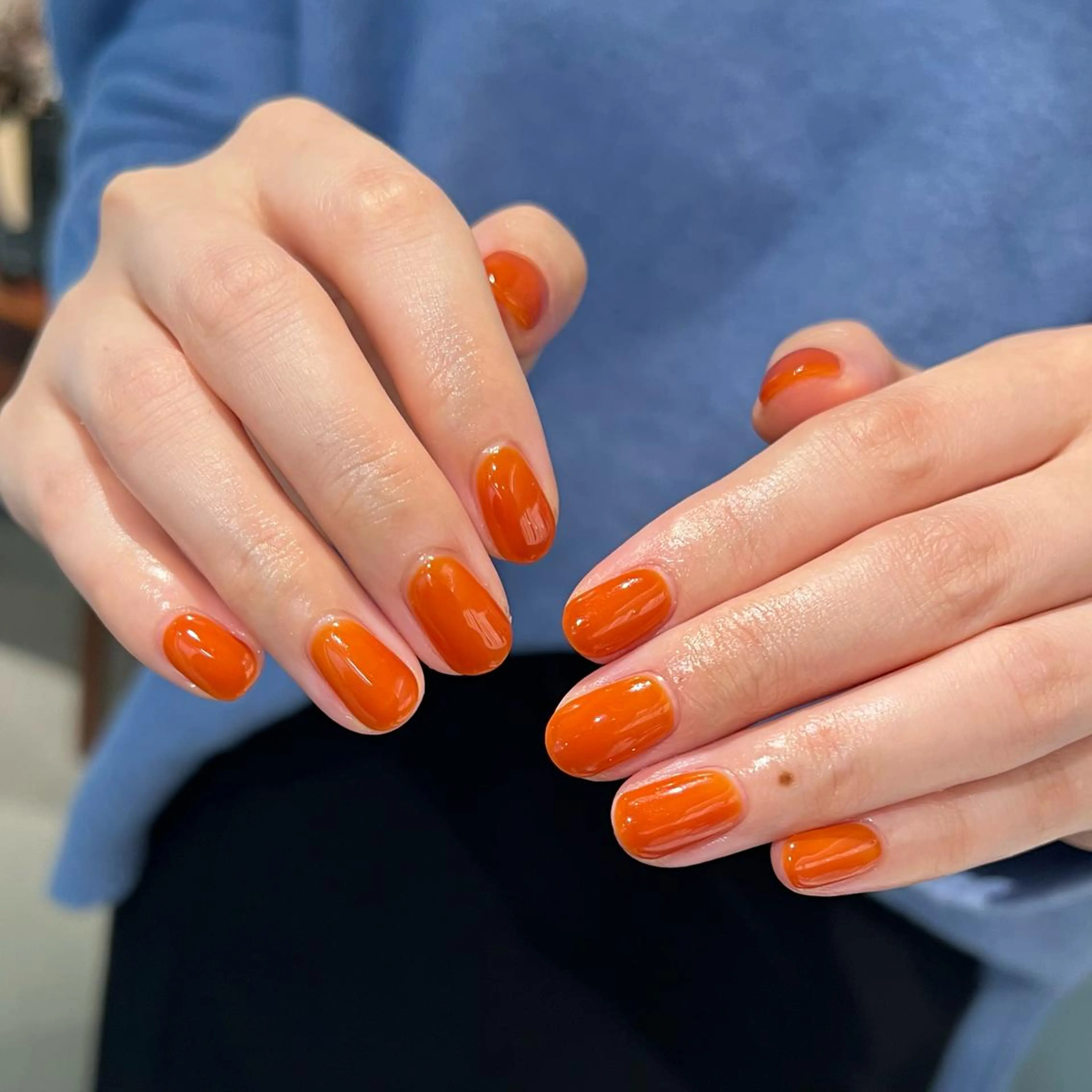 ネイル ワンカラーネイル ハンドネイル Nico所属・Nico🌛 Karenのネイルデザイン