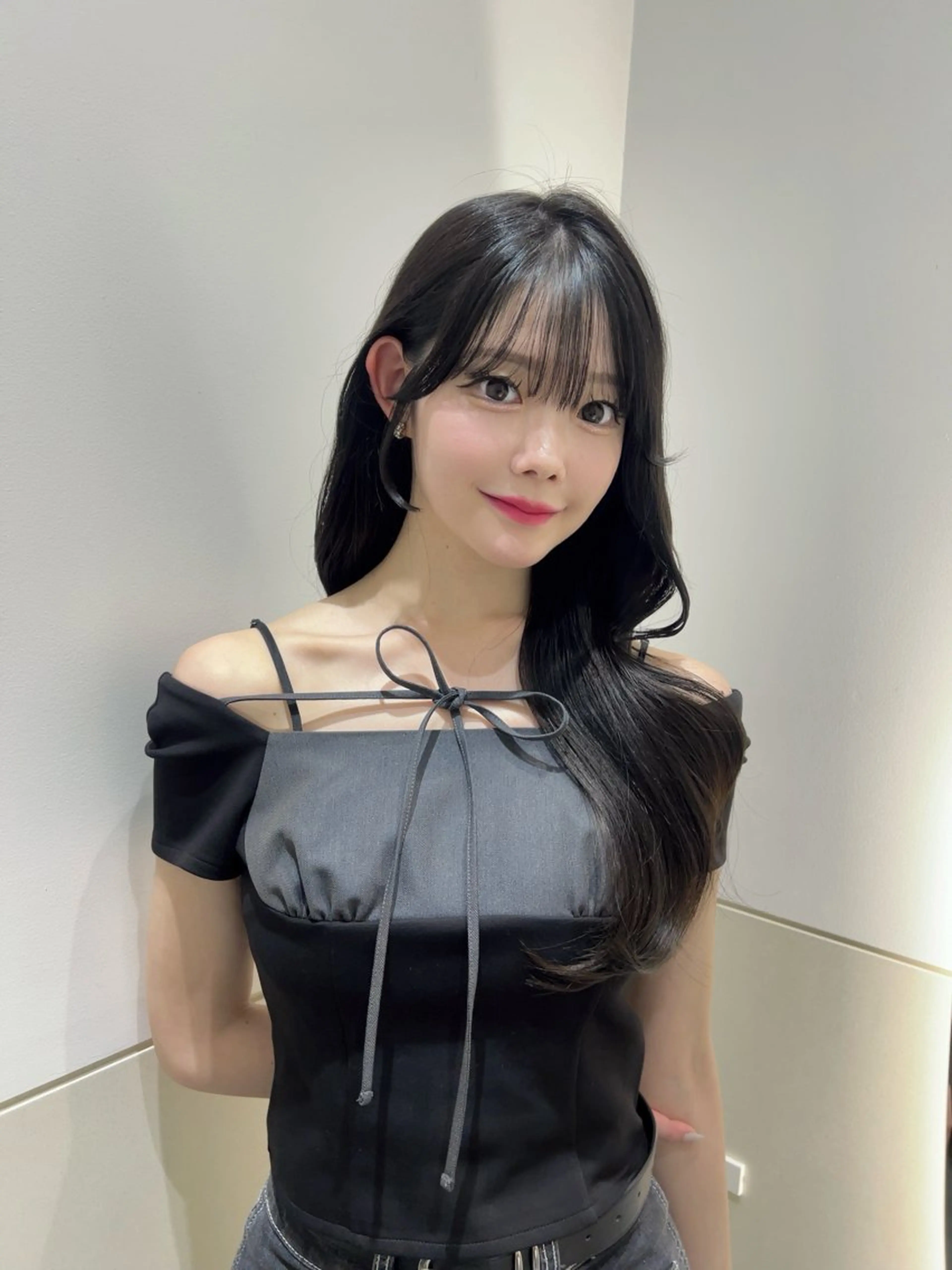 ロング カラー 透明感カラー グレージュ カット ヘアカラー トリートメント 🩷韓国ヘア/ミディ アム🩷Maikaのヘアスタイル