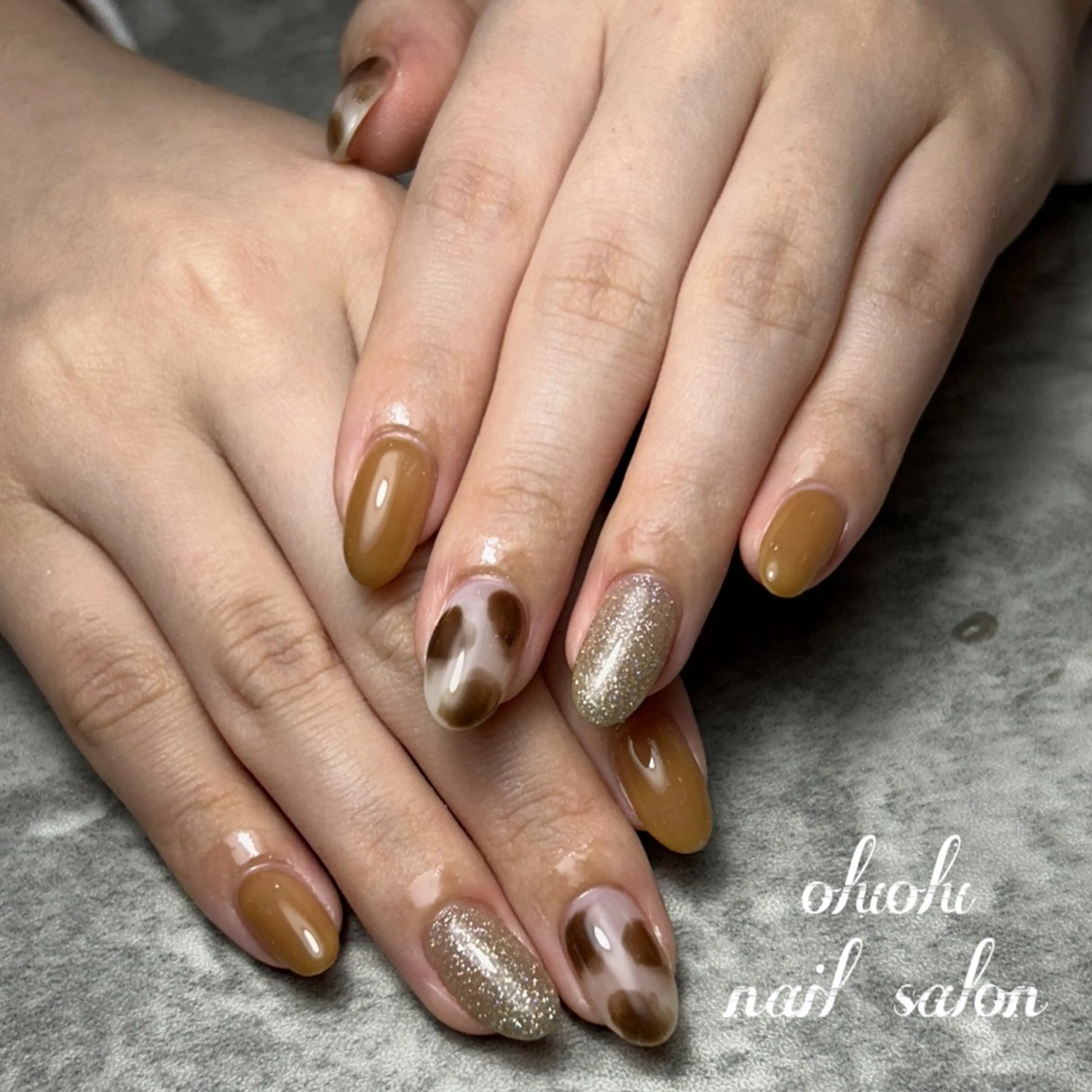 ネイル ジェルネイル ワンカラーネイル パラジェル oluolu nailsalonのネイルデザイン
