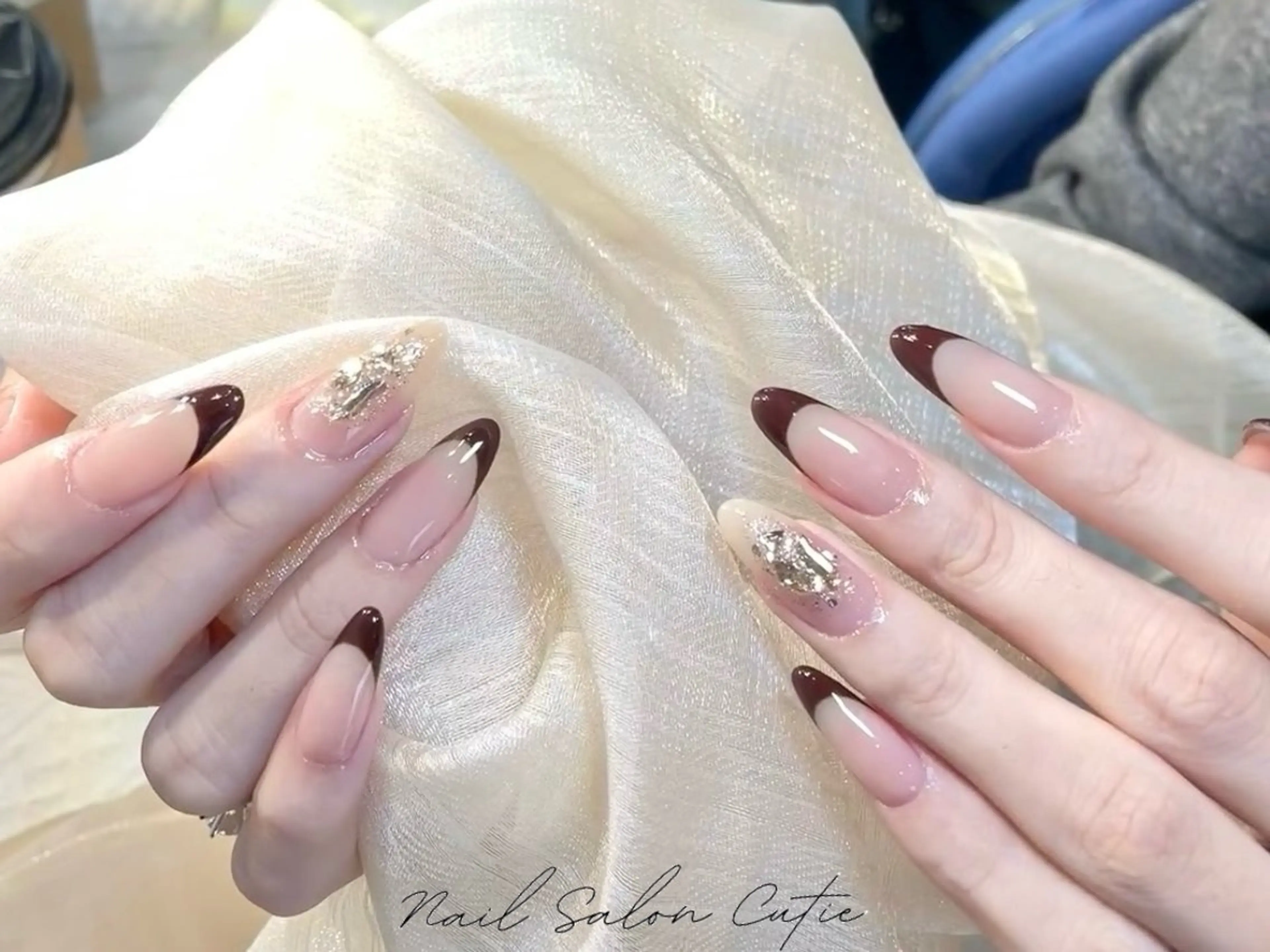 ネイル ジェルネイル 韓国ネイル 持ち込み オフィスネイル パラジェル ワンホンネイル 韓国ネイルのネイルデザイン