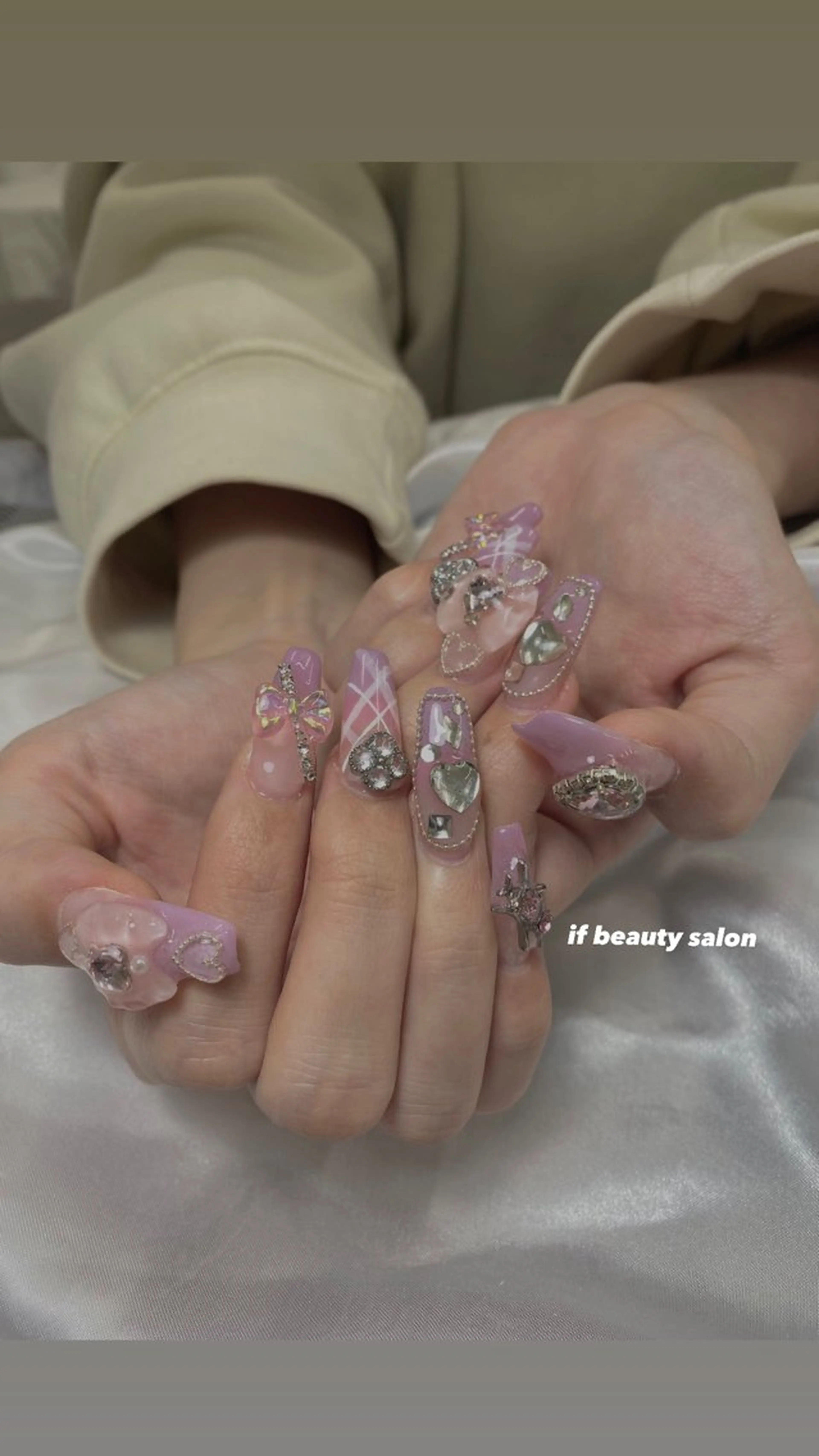 ネイル 持ち込み ネイルチップ ハンドネイル イフビューティ Yuimiのネイルデザイン