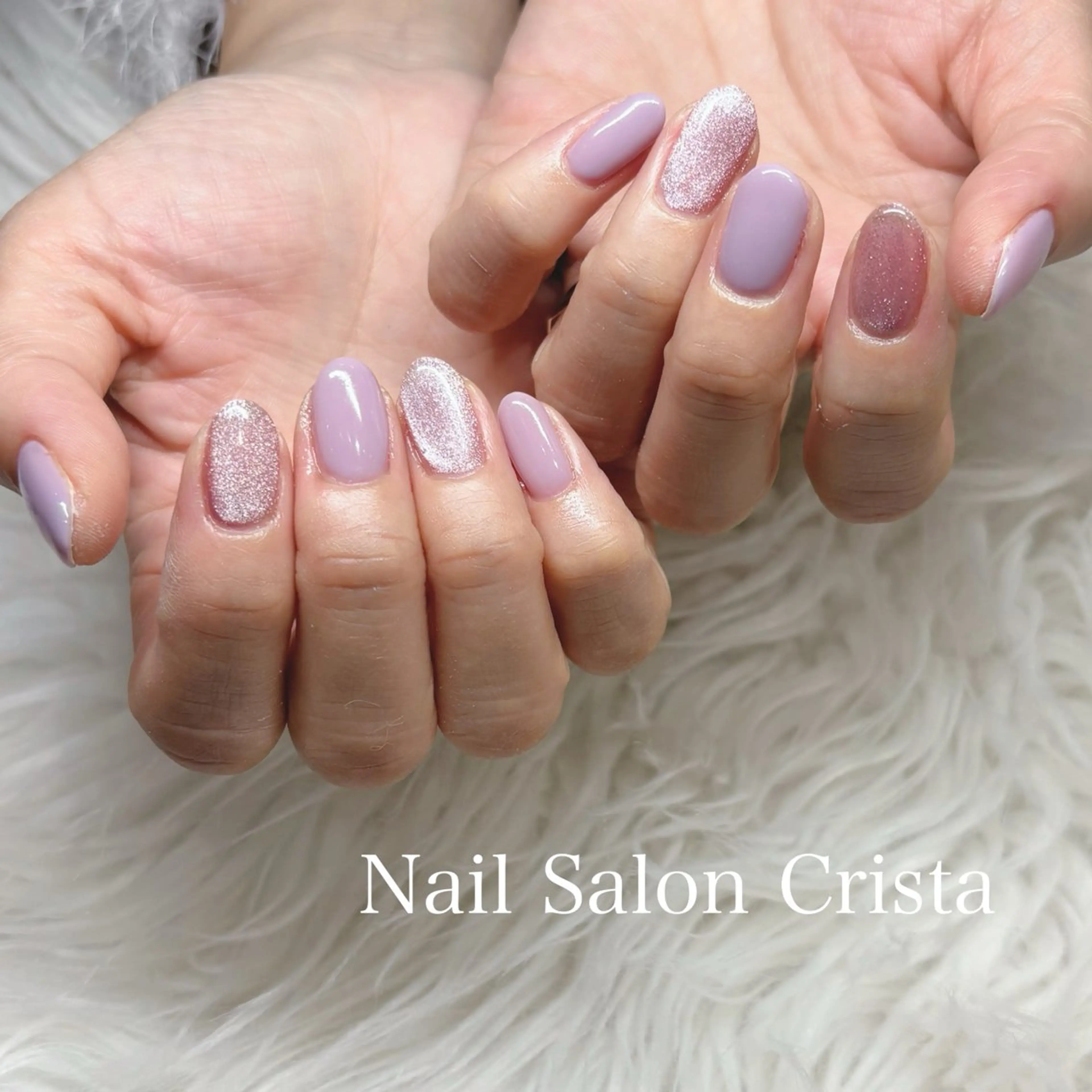 ネイル フットネイル ジェルネイル マグネットネイル オフィスネイル ワンカラーネイル NAILSALON CRISTA所属・🤍CRISTA yui🤍のネイルデザイン