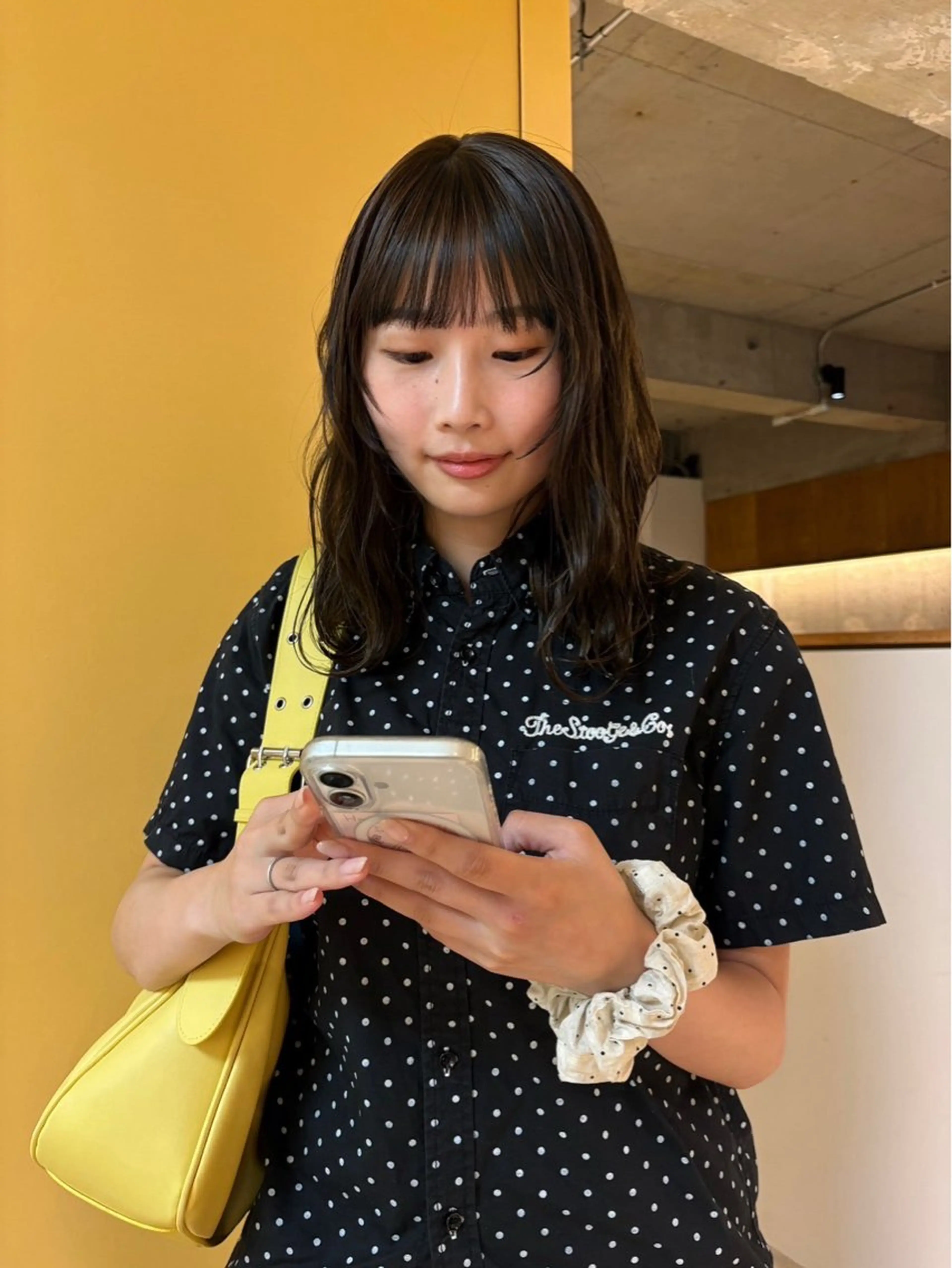 ミディアム カラー 透明感カラー オリーブカラー ヘアカラー 名駅/カラーモデル/ masaki⠀のヘアスタイル