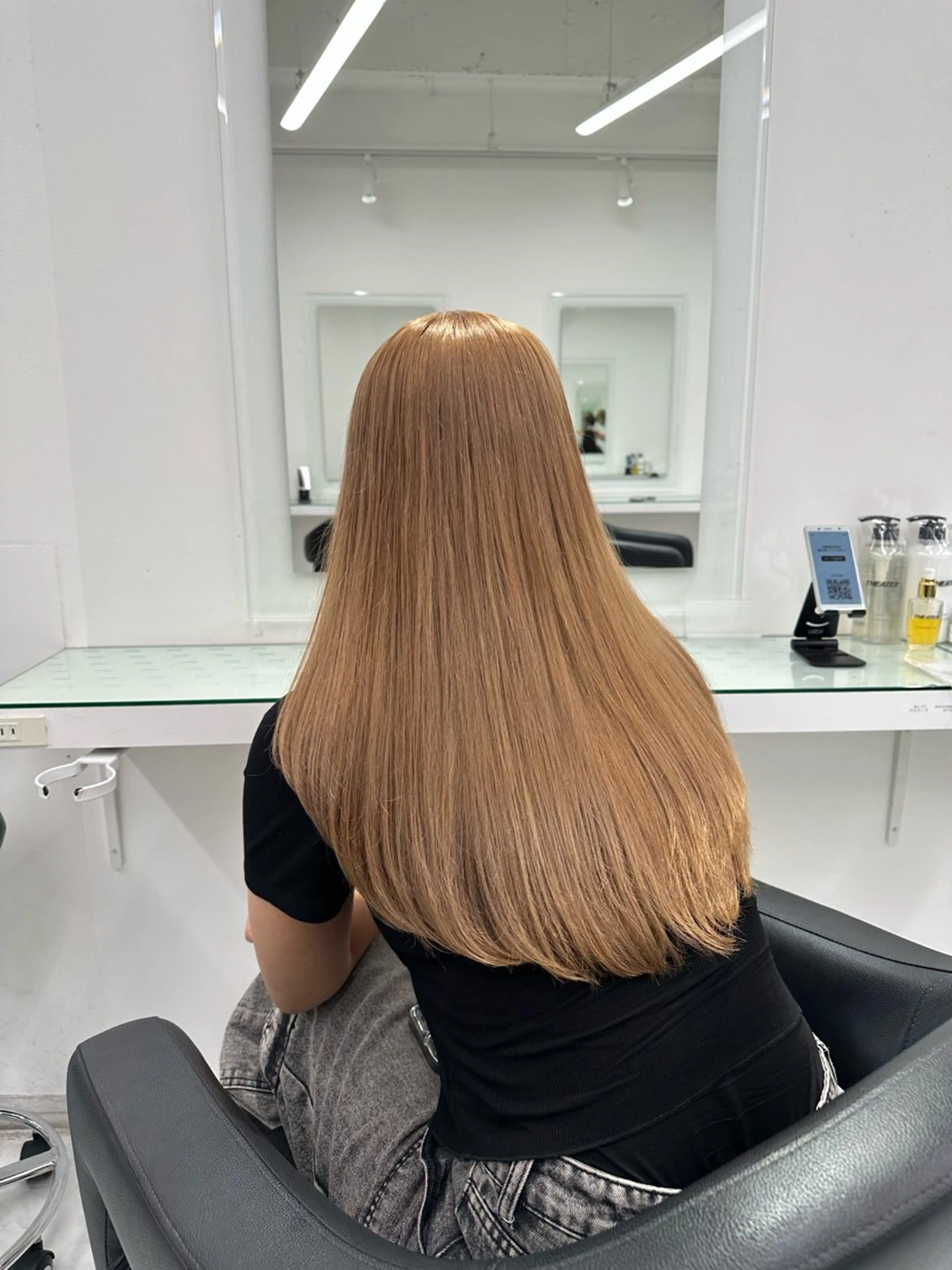 ロング カラー ヘアカラー トリートメント ヘッドスパ ヘアセット ❄最強かわいいカラー ❄️MINA❄️のヘアスタイル