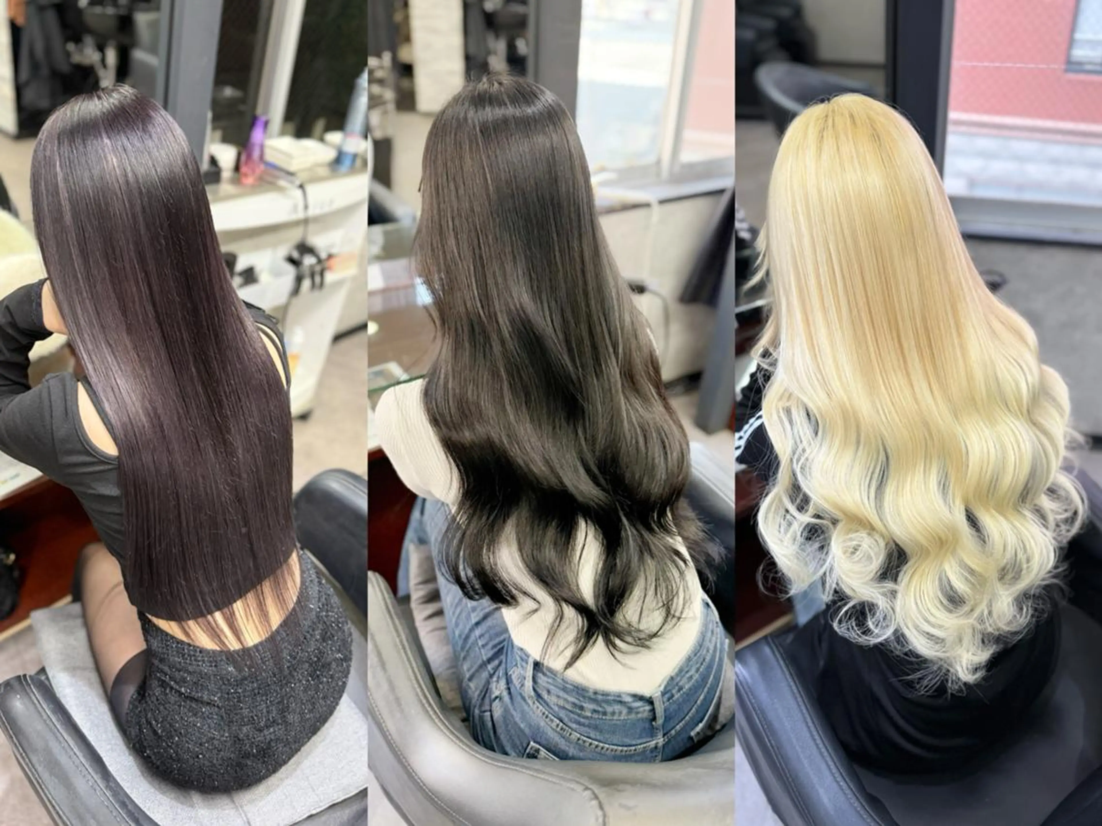 ロング 💎馴染むエクステ ×カラーTOMO💎のヘアスタイル