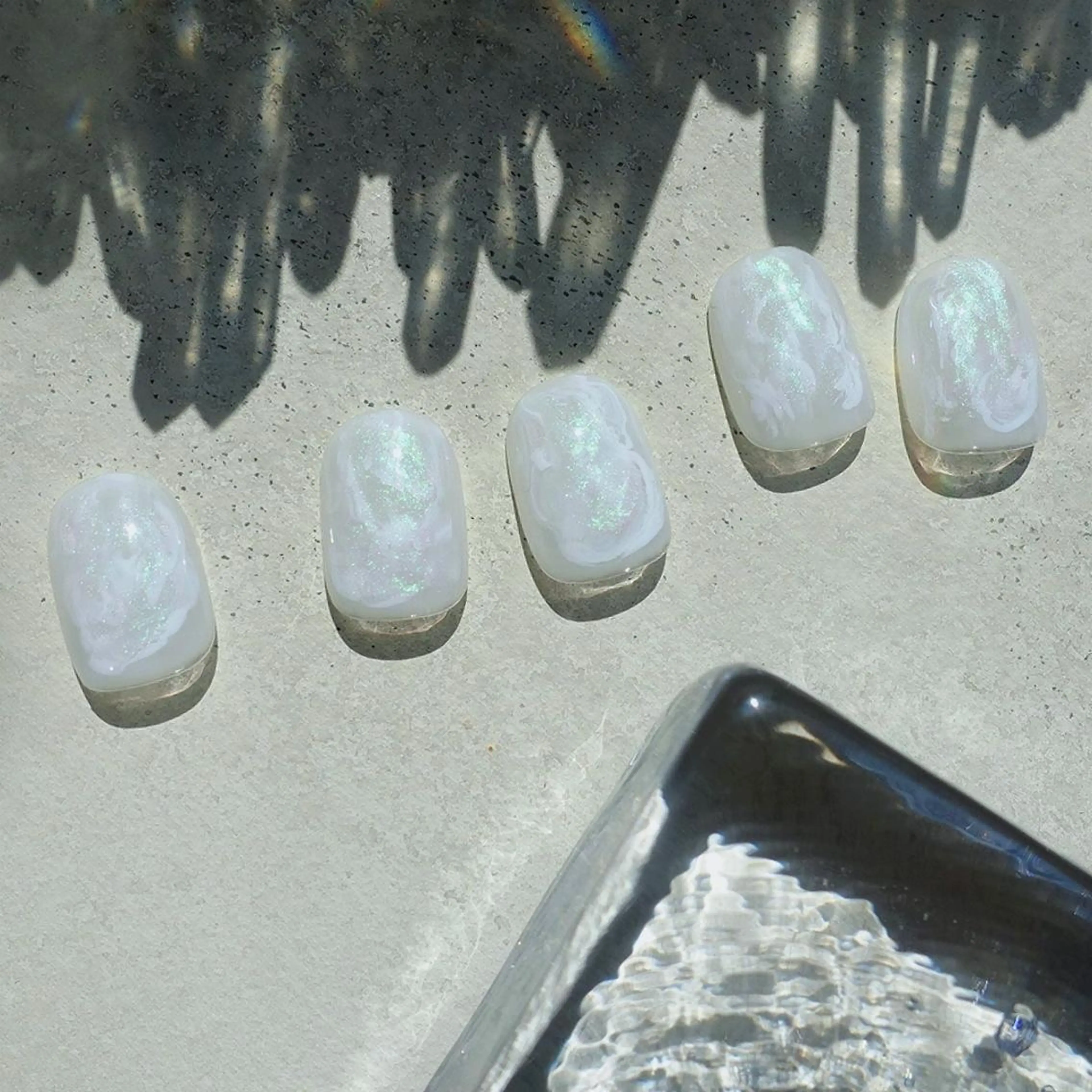 ネイル ニュアンスネイル ショートネイル gemickle nailのネイルデザイン