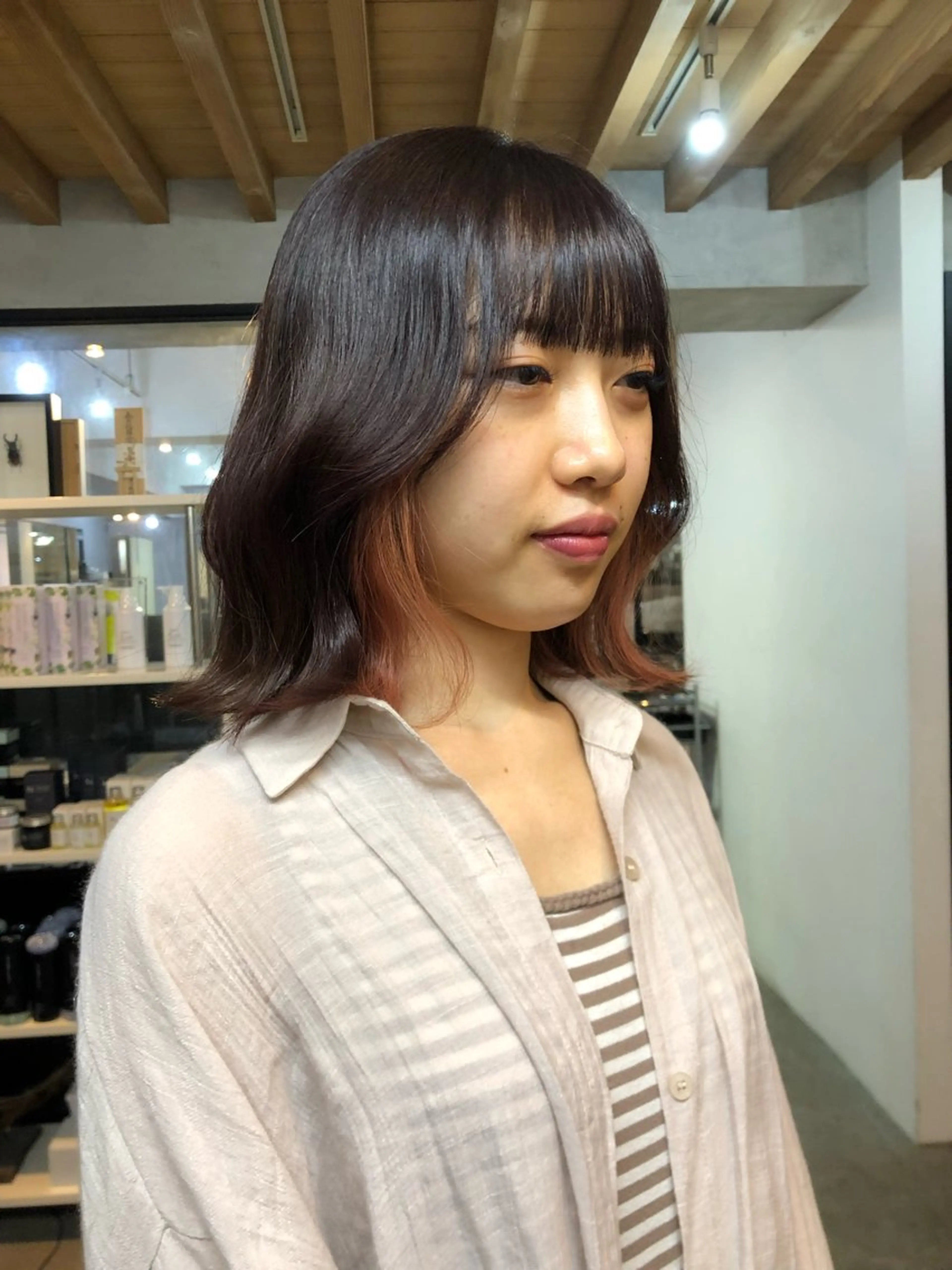 ショート カラー ヘアアレンジ 飯田 晟恭のヘアスタイル