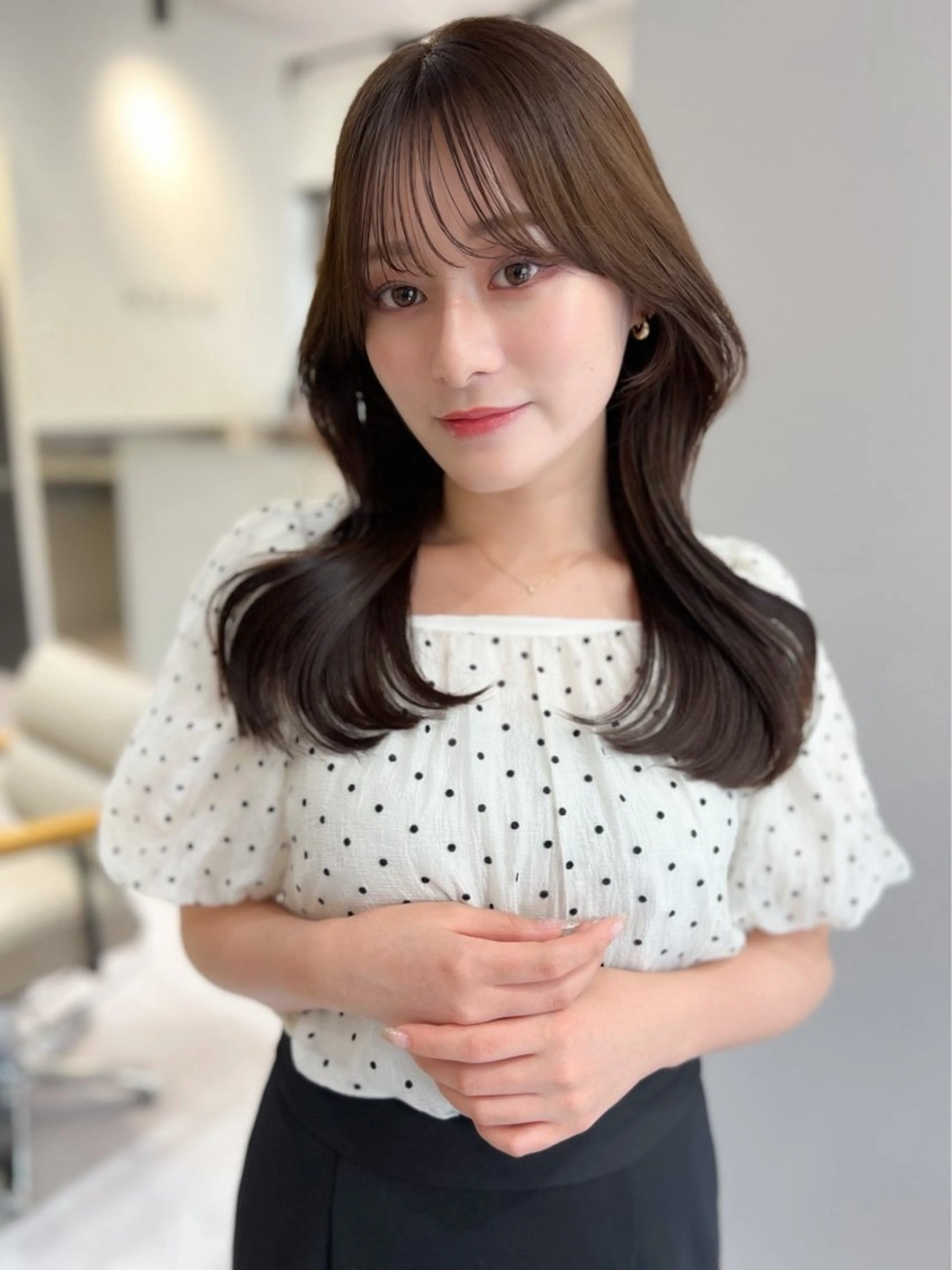 セミロング カラー ヘアカラー COAPLUS立川所属・艶髪/透明感カラー /miyu🩰🎀のヘアスタイル