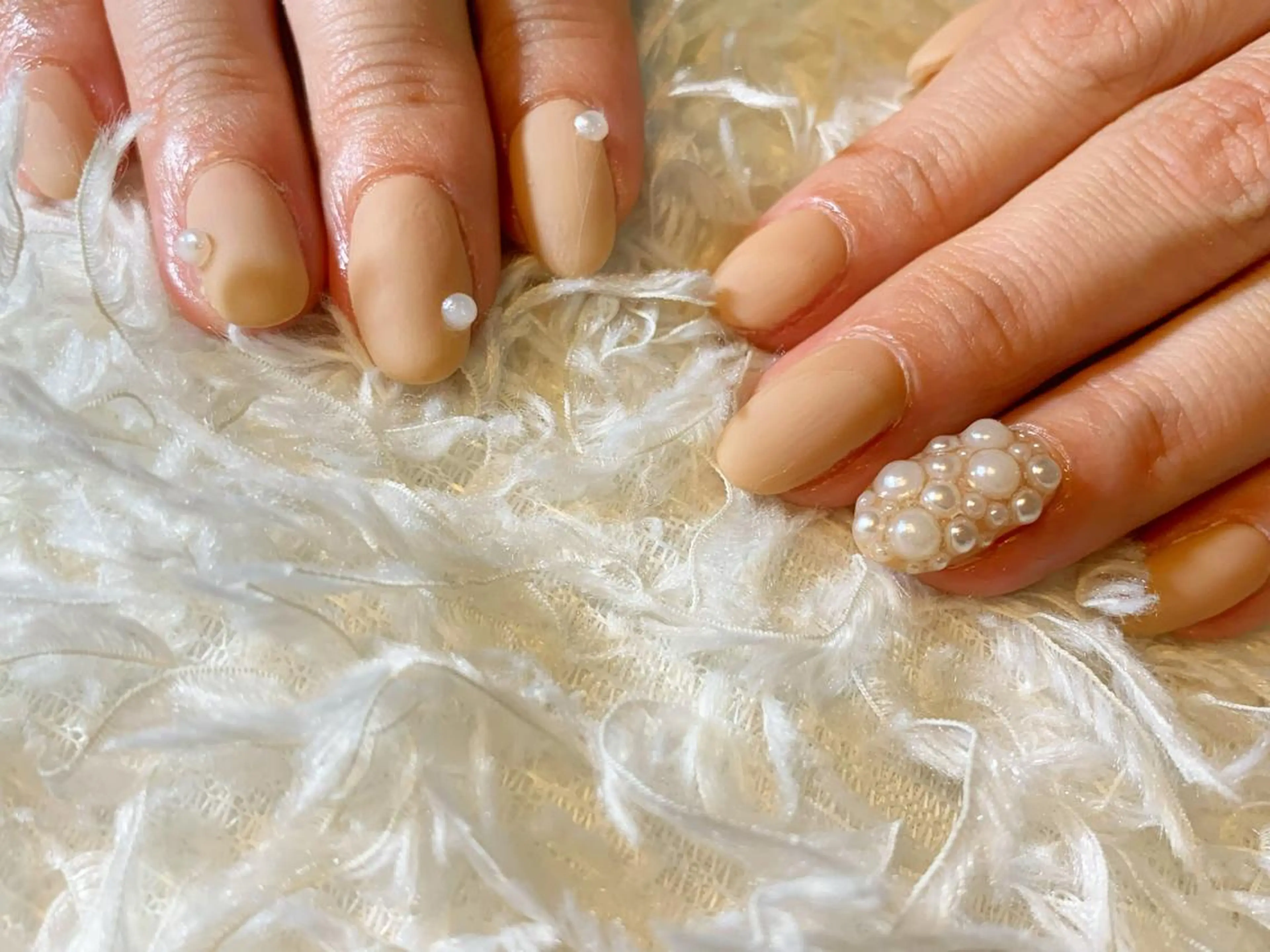 ネイル マットネイル ハンドネイル フットネイル GéRanium Harukaのネイルデザイン