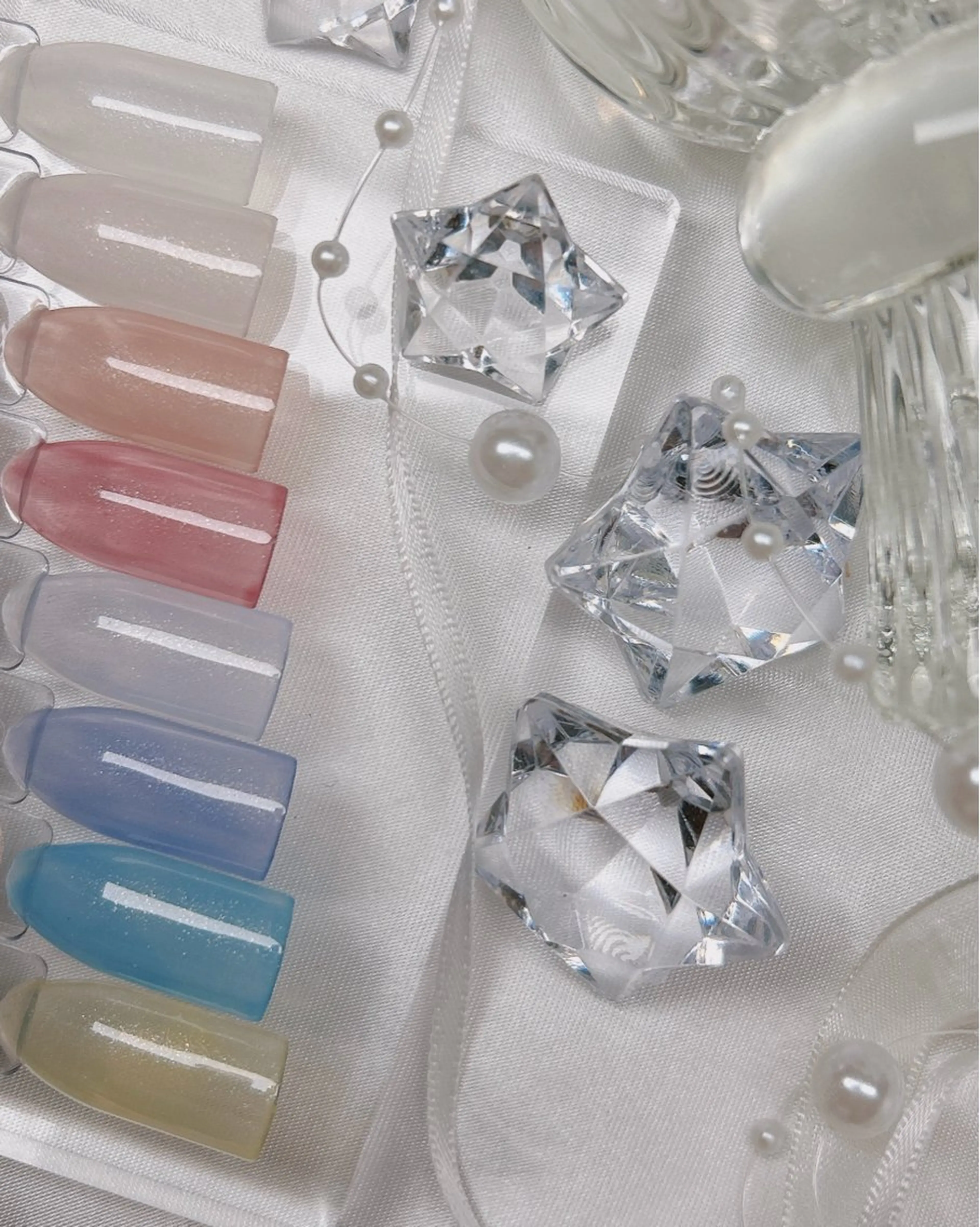 ネイル キラキラネイル ラメ(グリッター) junna のぞいてねのネイルデザイン