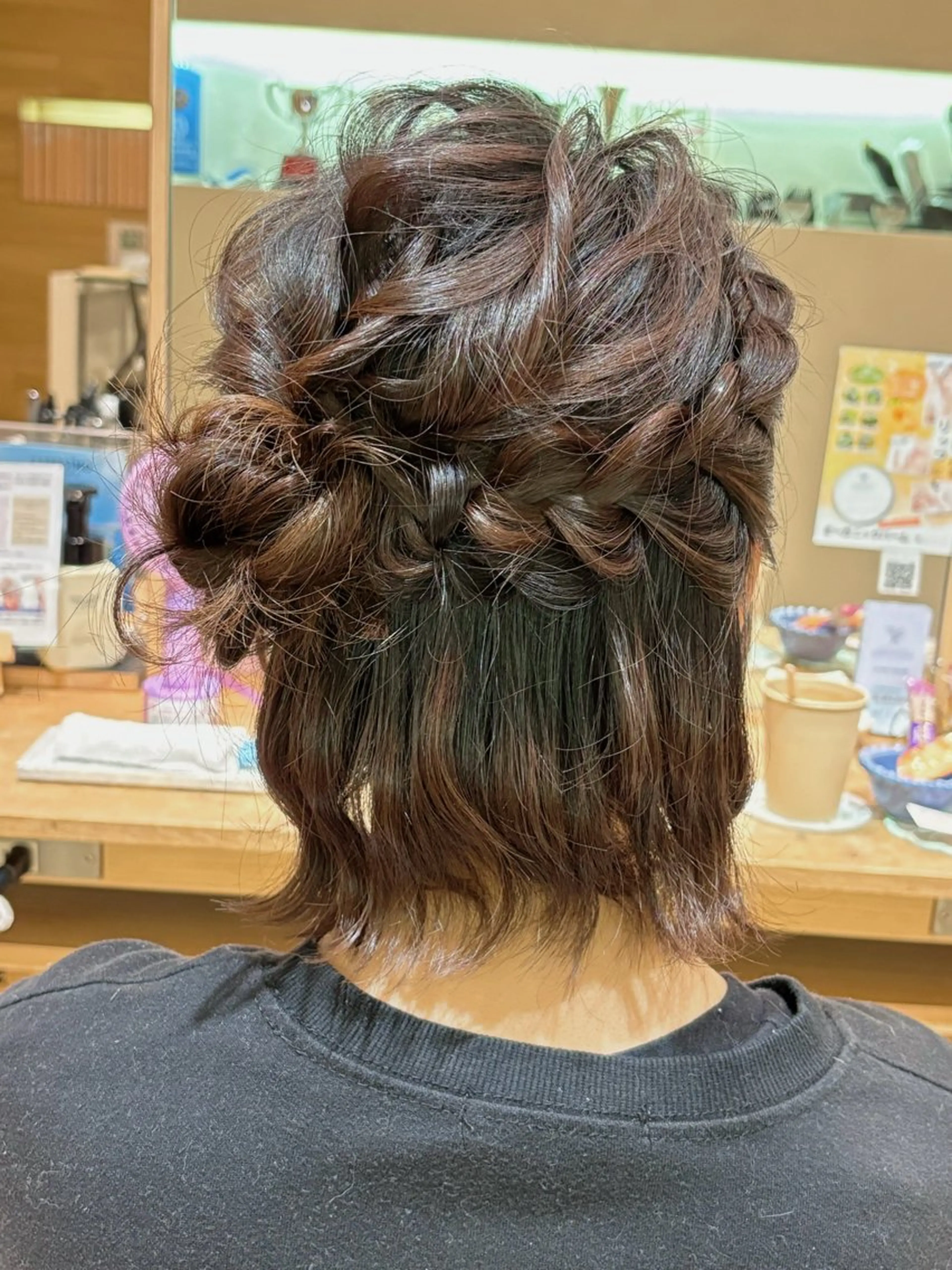 ショート ヘアアレンジ お団子ヘア ボブ ASPILEAF【アスピリーフ】所属・1月募集始めました 🫧東美杏のヘアスタイル