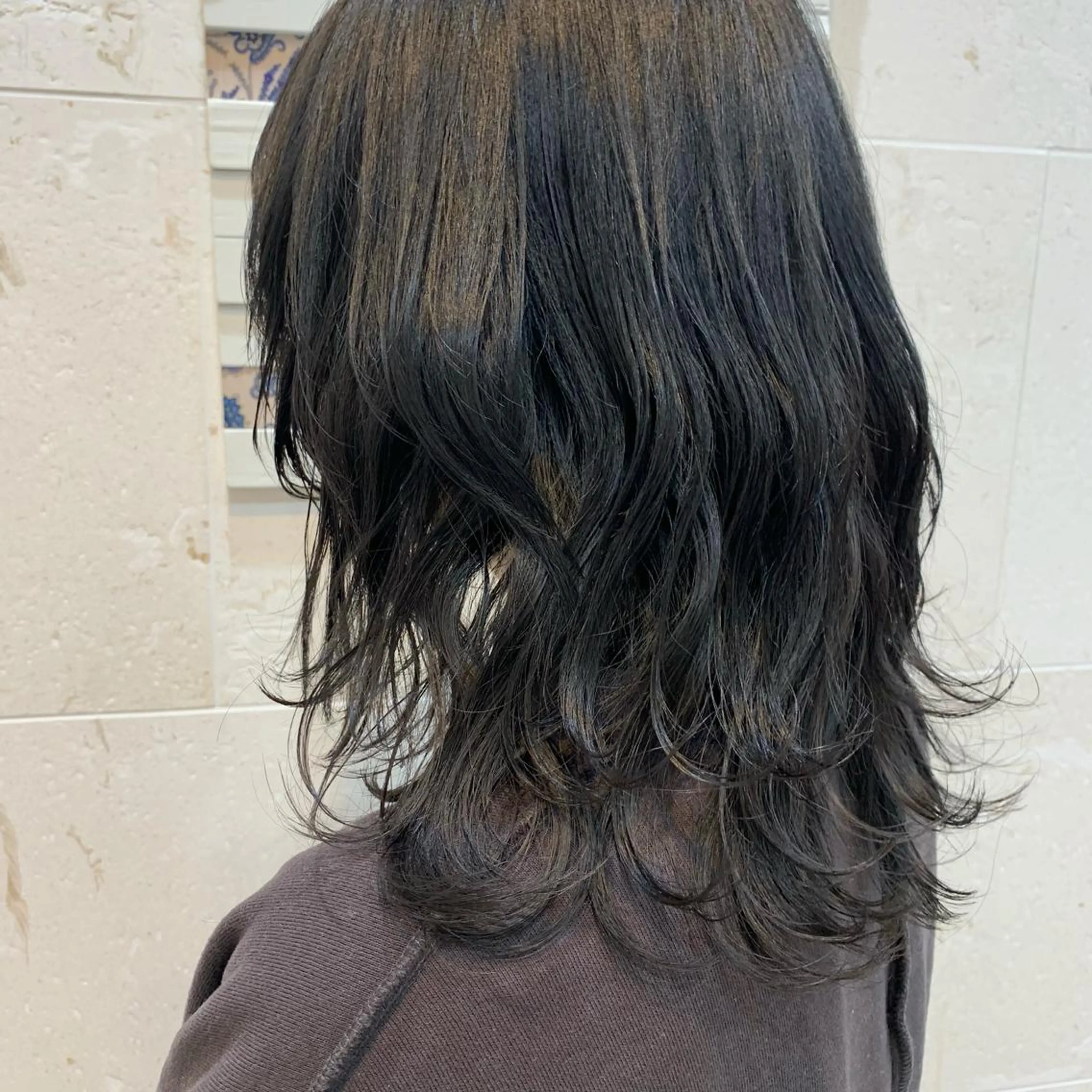 ミディアム カット ヘアカラー トリートメント 💘カラー人気Ｎｏ. １💘SAYAのヘアスタイル