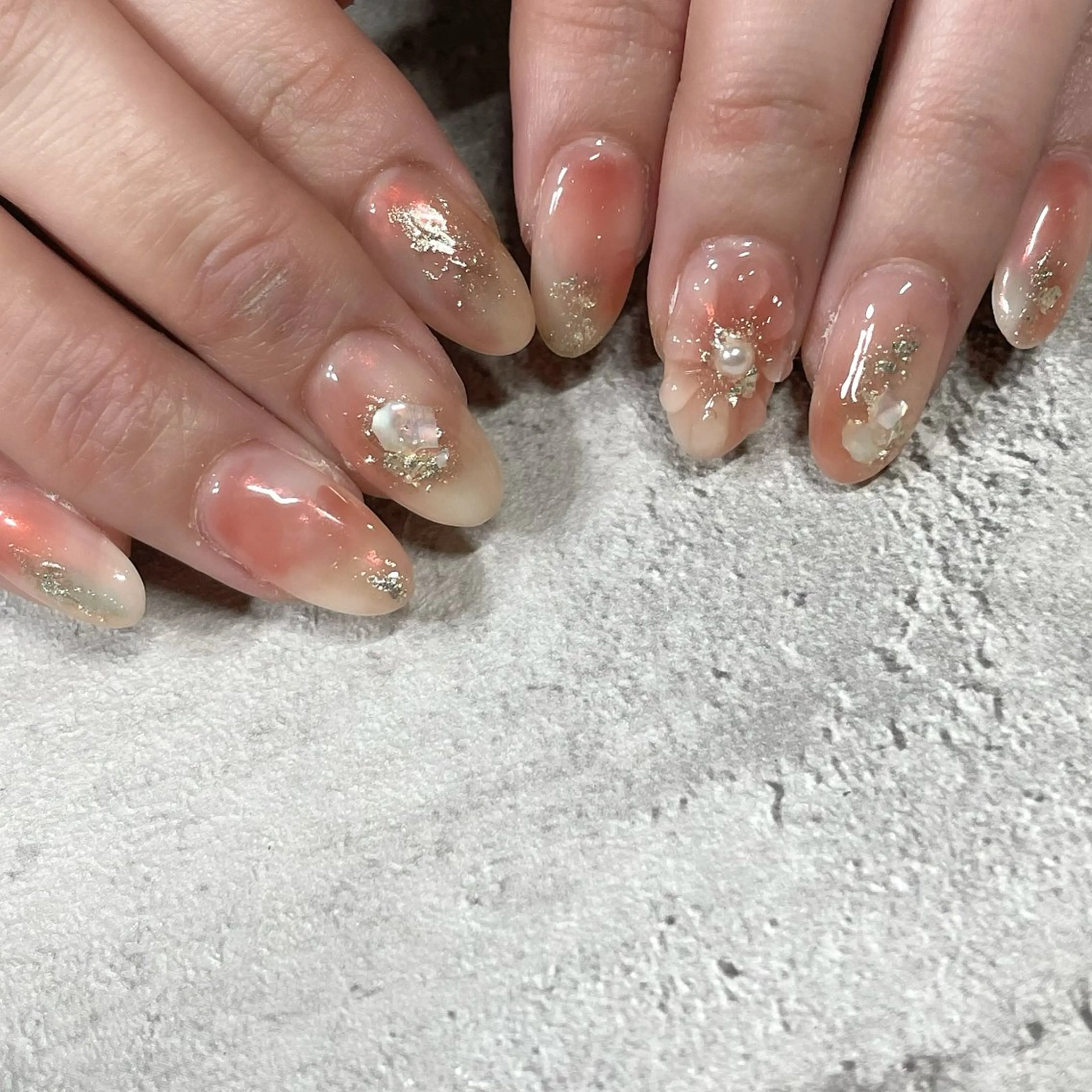 ネイル ジェルネイル 東 千夏のネイルデザイン