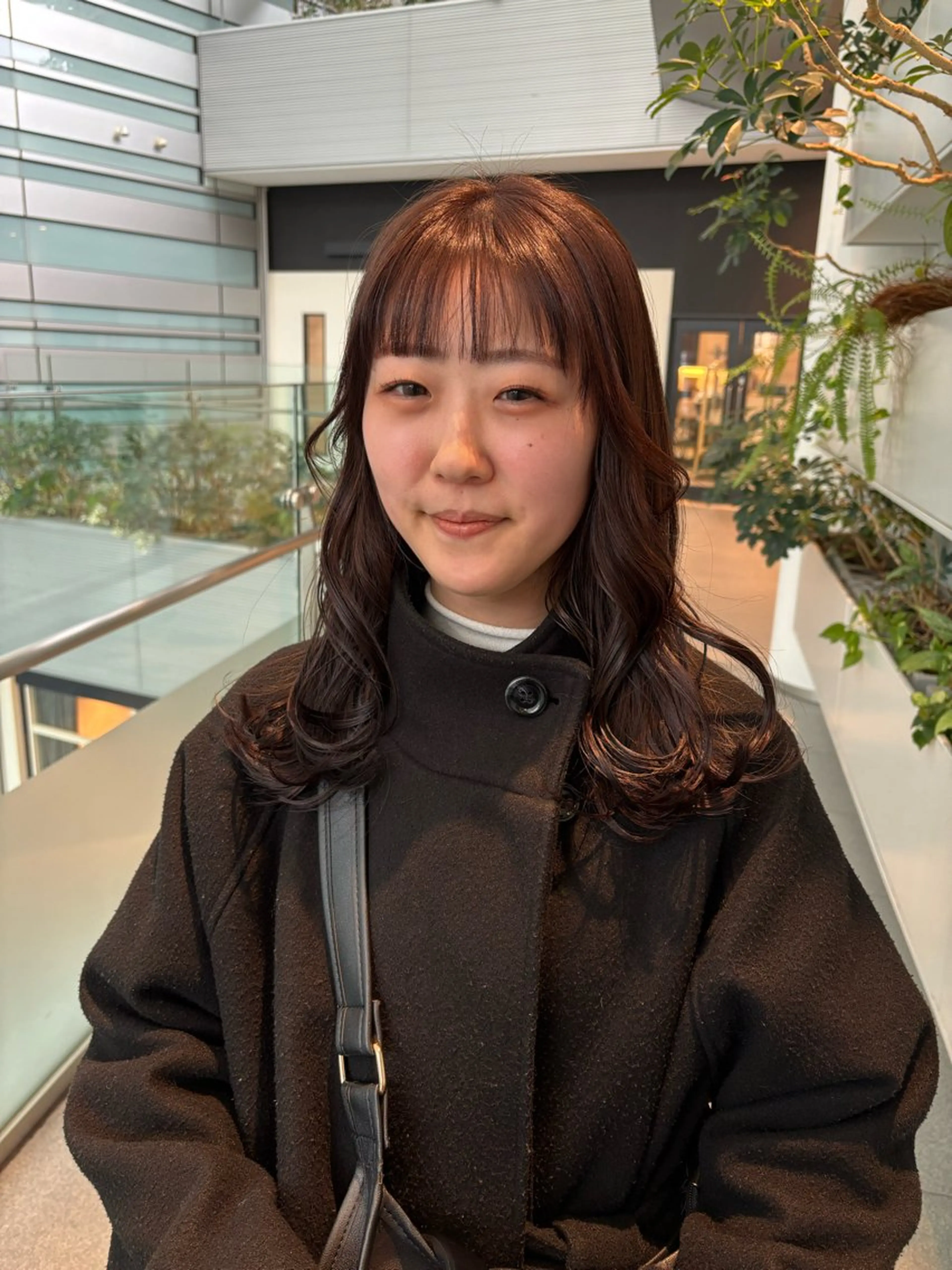 セミロング カラー ブラウンカラー グレージュ カット ヘアカラー トリートメント くさかみさき🌼暖色 /耳つぼ/オタク🌼のヘアスタイル