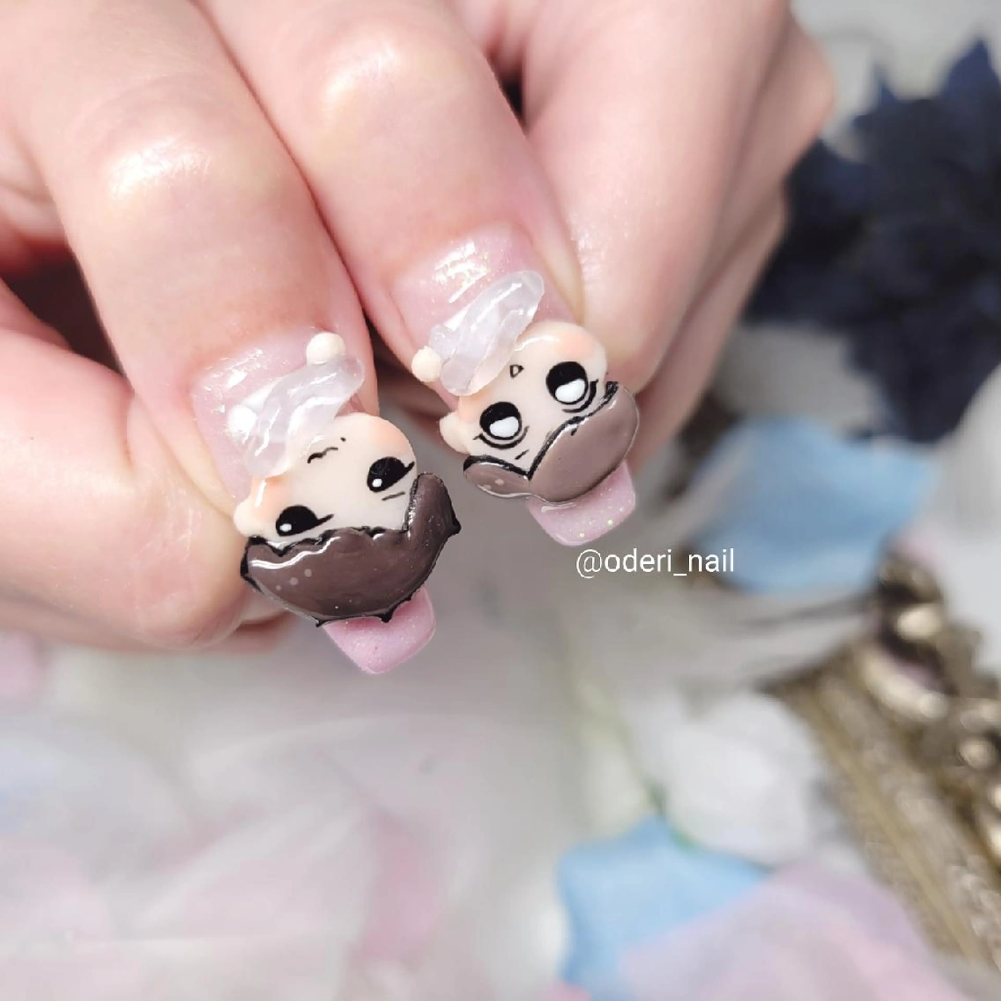 ネイル アートネイル ジェルネイル おで@ oderi_nailのネイルデザイン