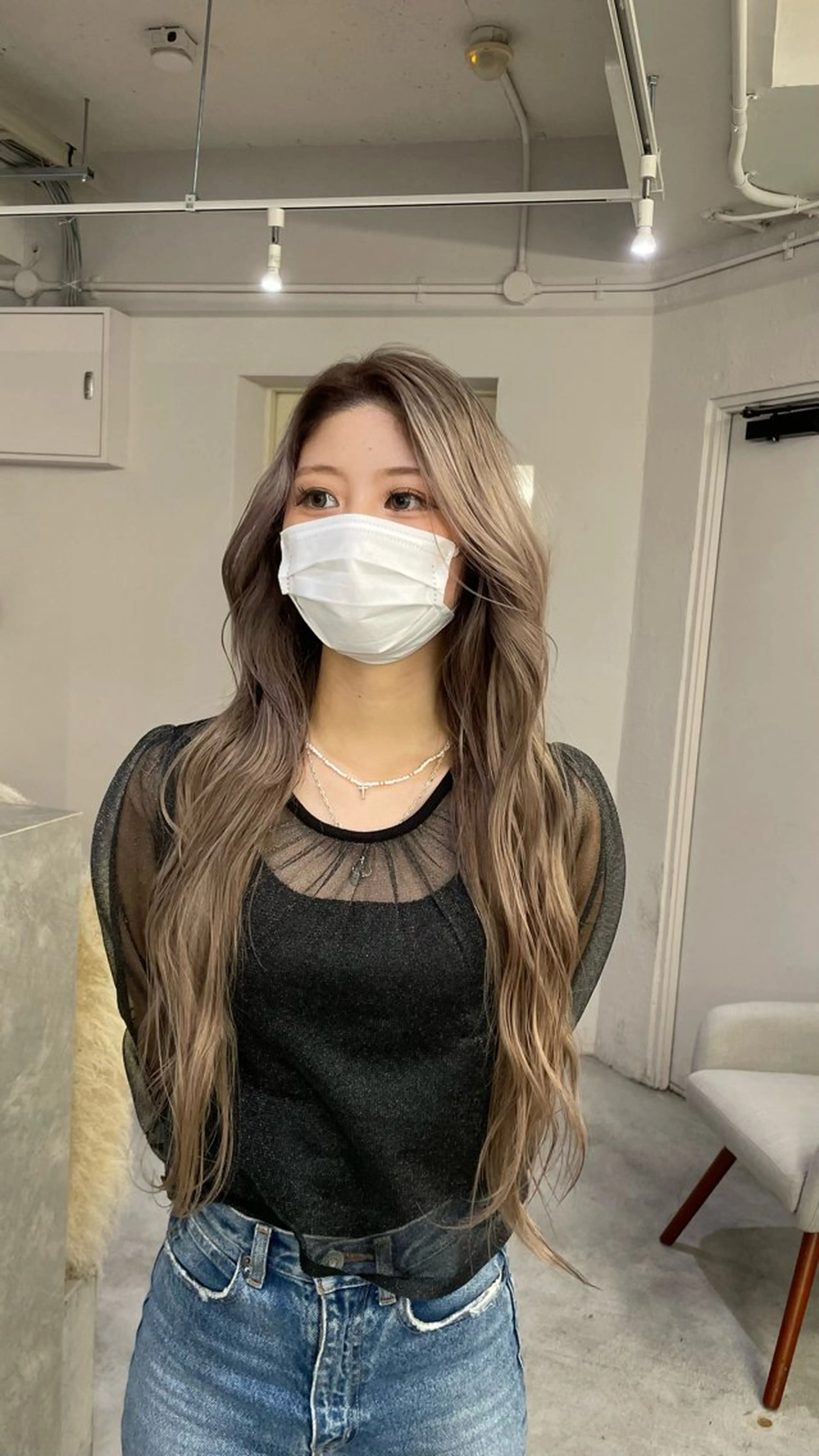 ロング ヘアカラー ブリーチ/ゆうと /バレイヤージュのヘアスタイル