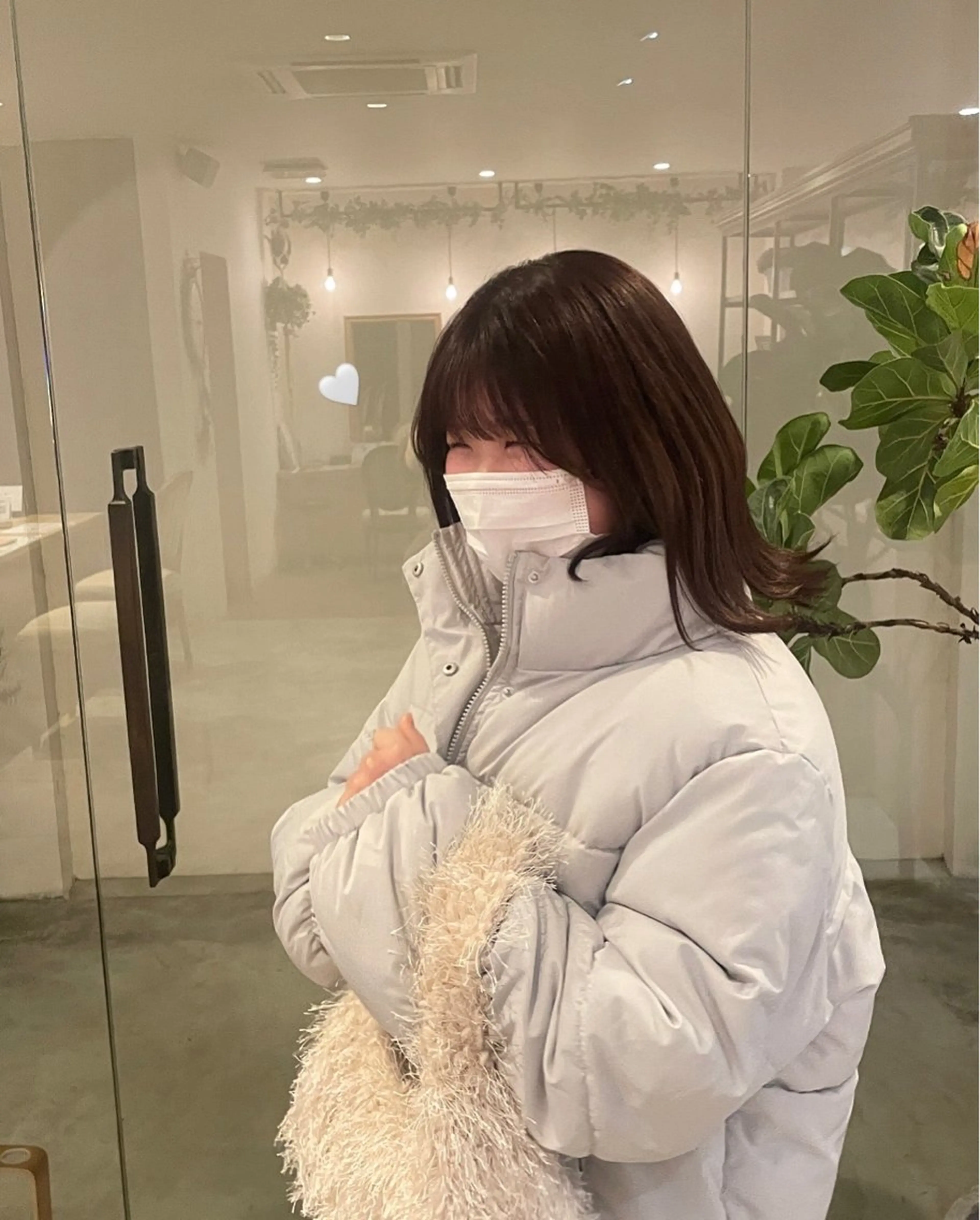 ミディアム 南場 智美のヘアスタイル