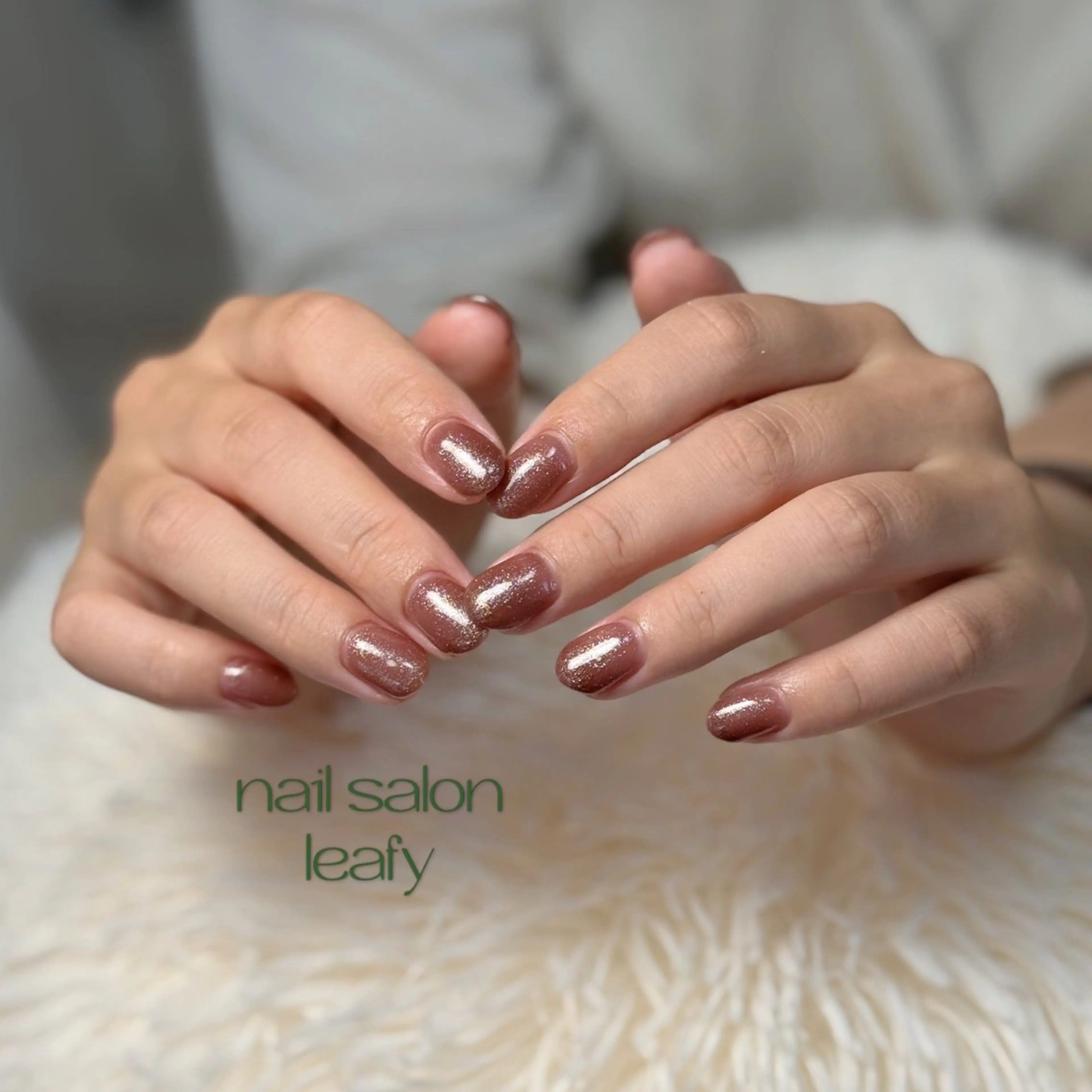 ネイル ワンカラーネイル ネイルサロン leafyのネイルデザイン