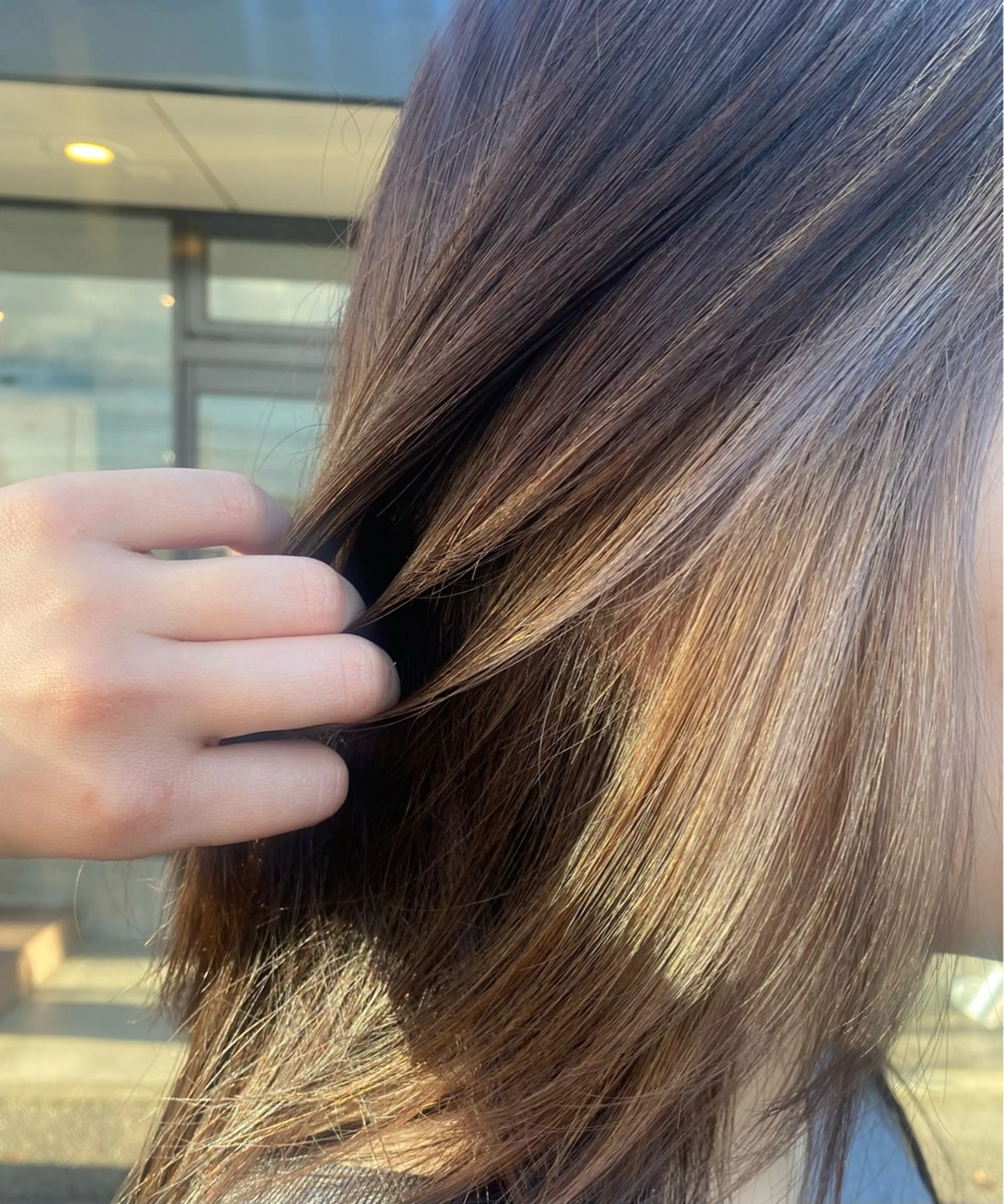 ミディアム カラー インナーカラー ヘアカラー くろだ まみのヘアスタイル