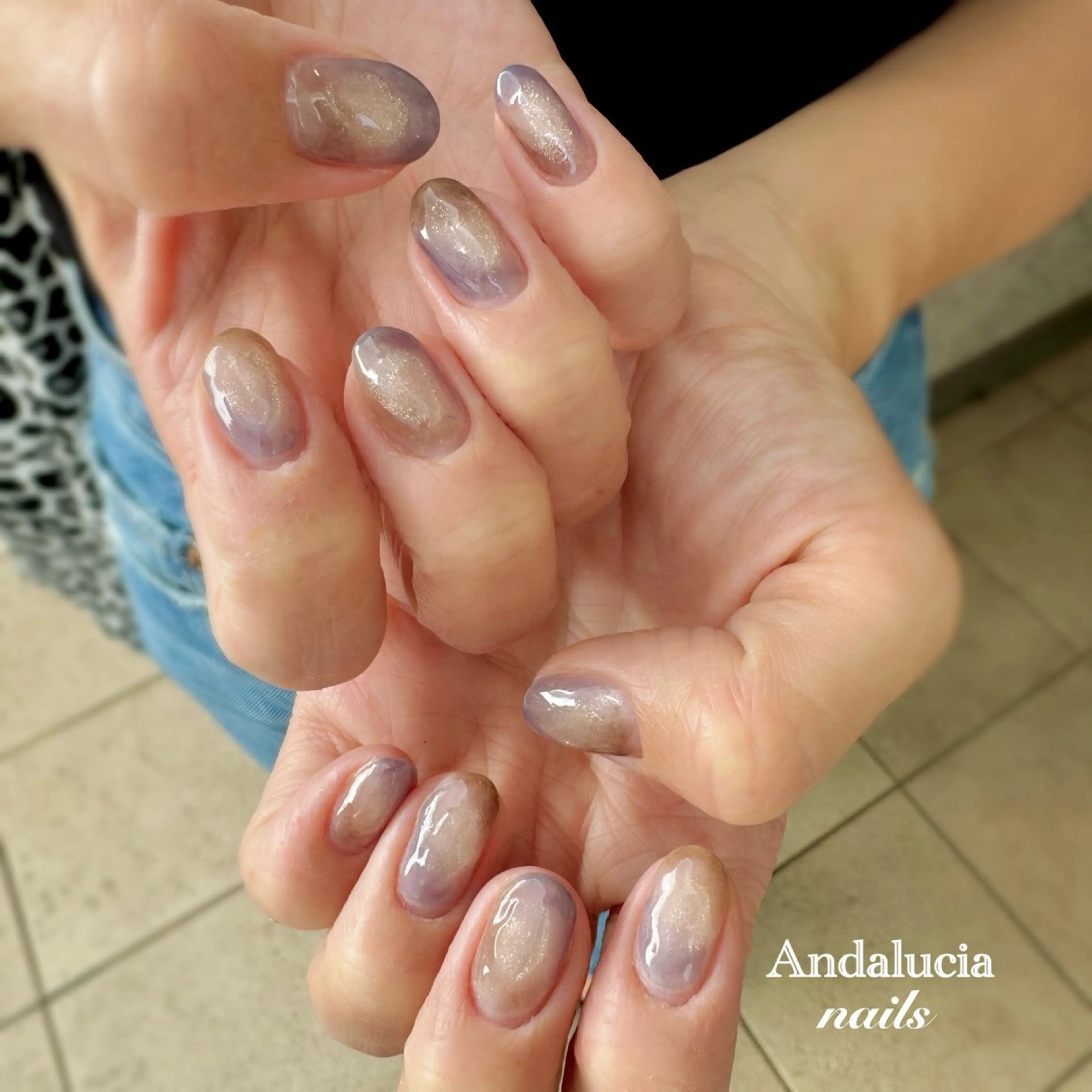 ネイル ニュアンスネイル ハンドネイル Andalucia nailsのネイルデザイン