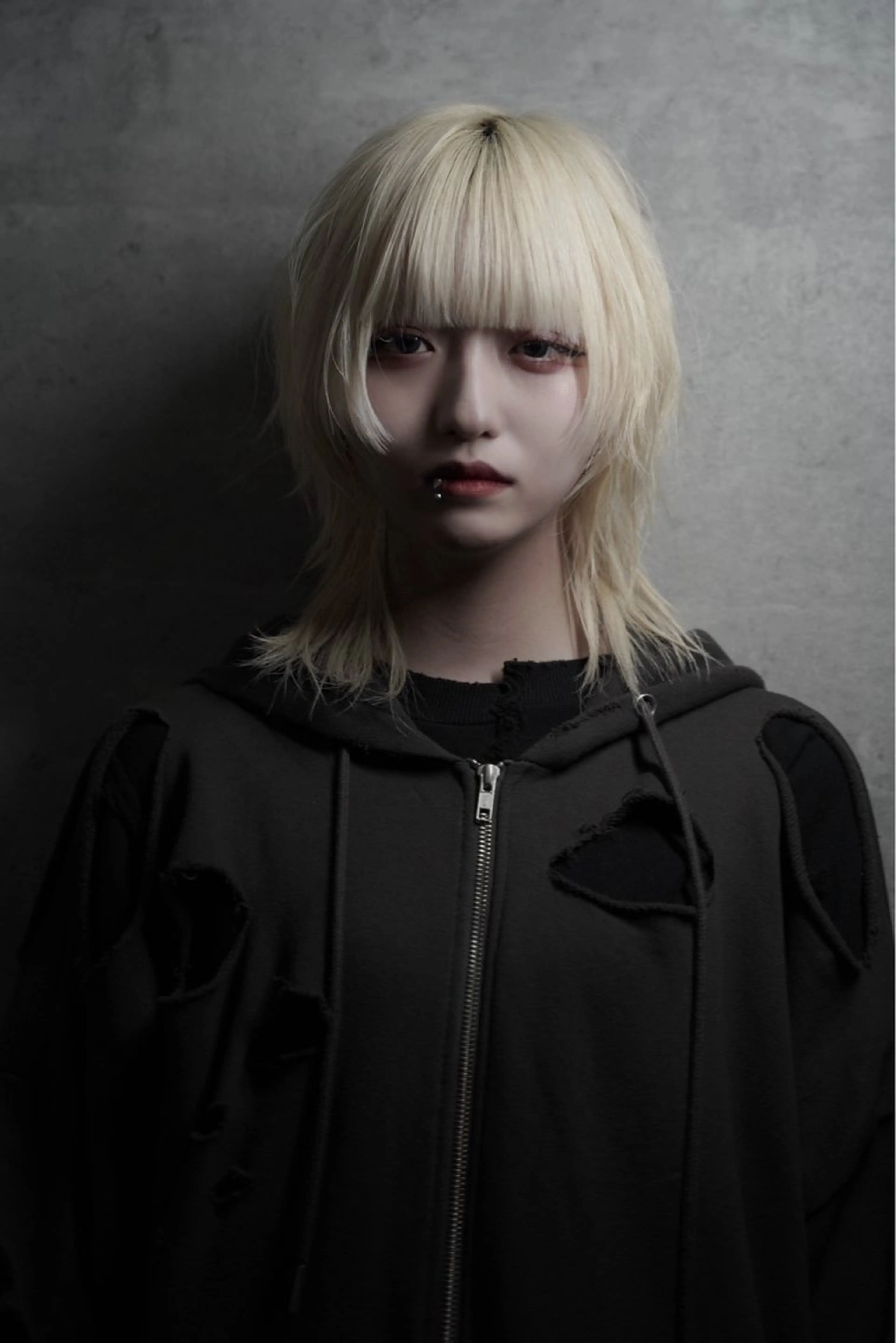 ミディアム パーマ ミディアムパーマ ウルフカット スパイラルパーマ 池袋/ウルフ /AMATOKYOのヘアスタイル