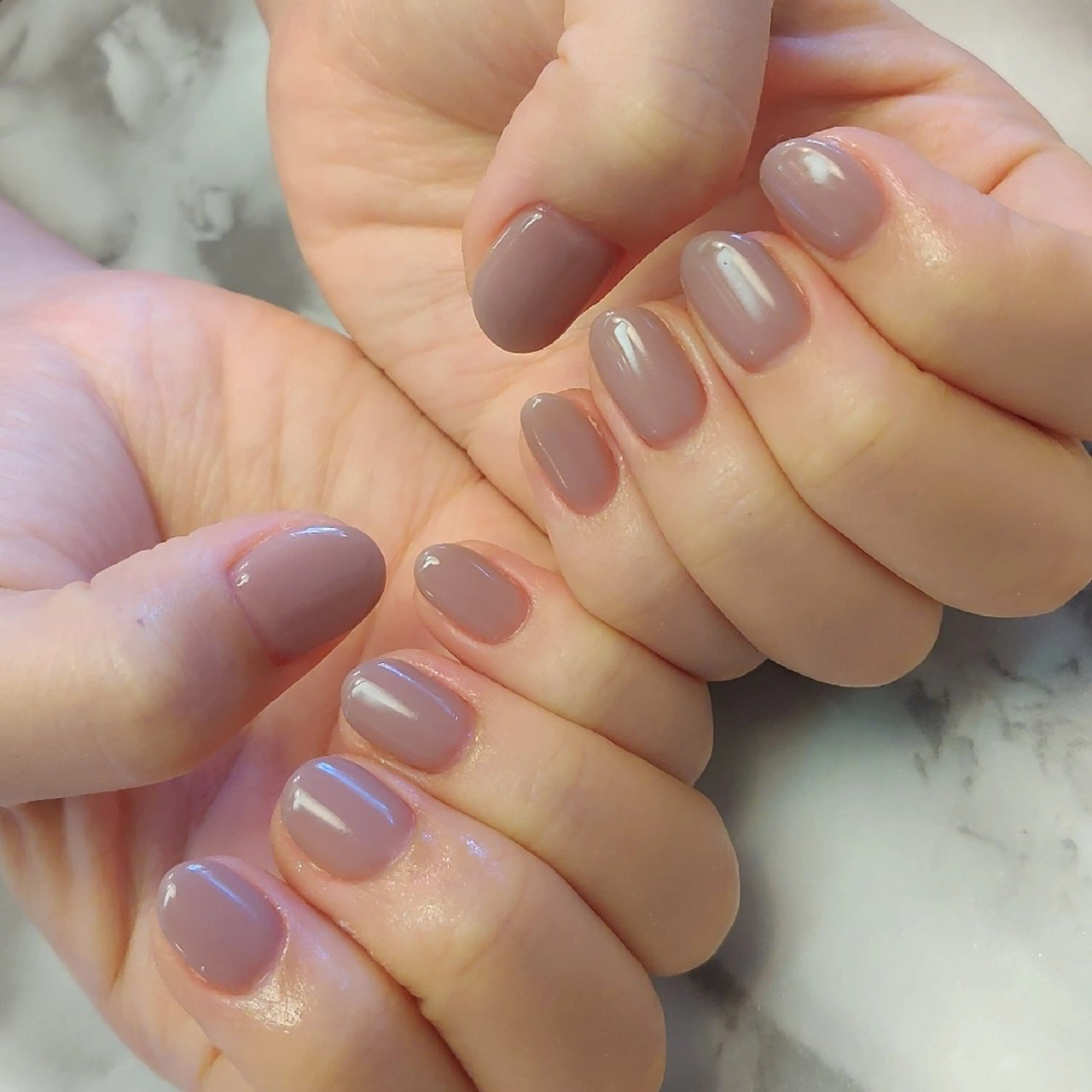 ネイル ワンカラーネイル ジェヌインネイル 河内のネイルデザイン