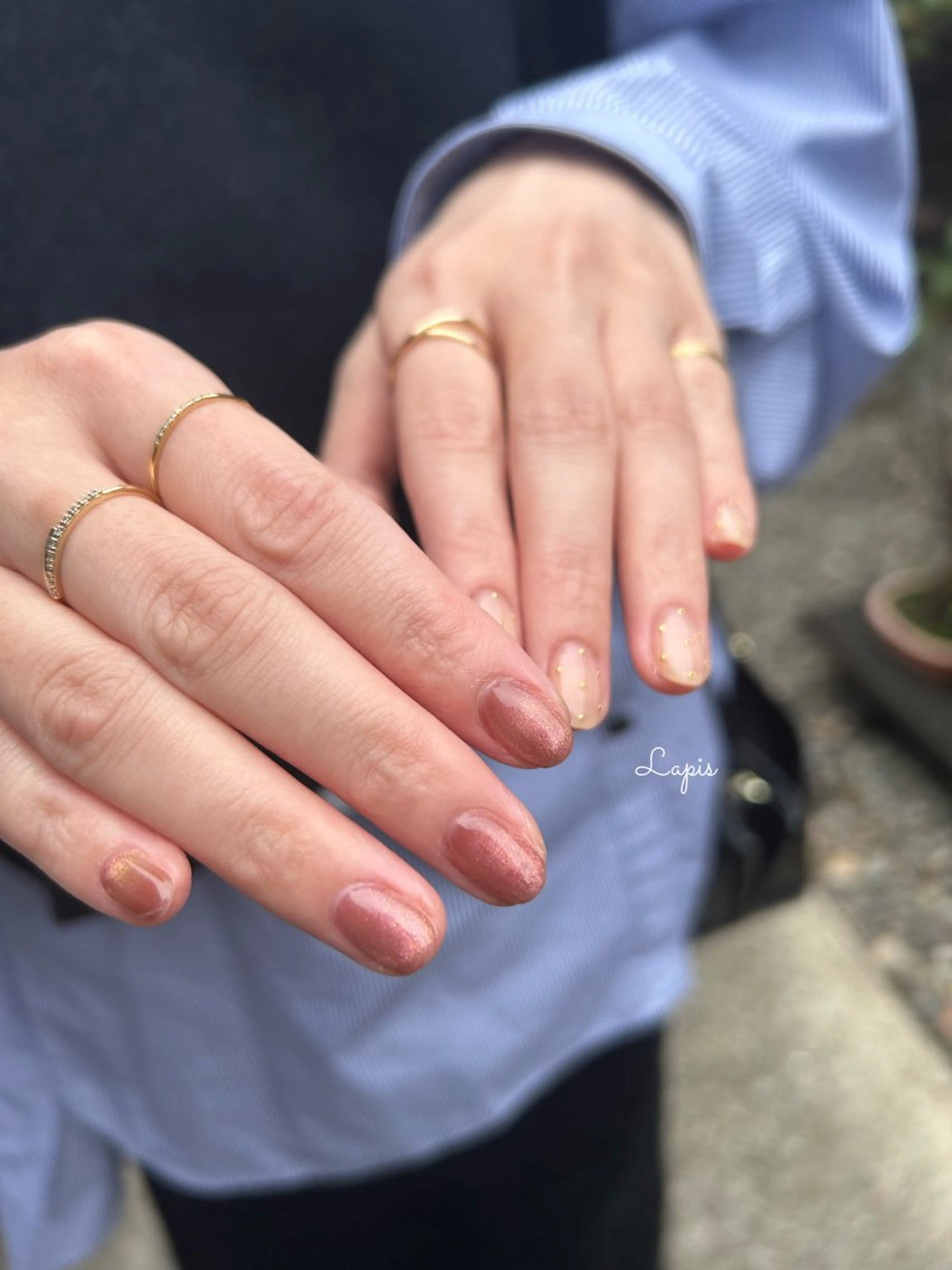 ネイル マグネットネイル ハンドネイル Lapis *のネイルデザイン