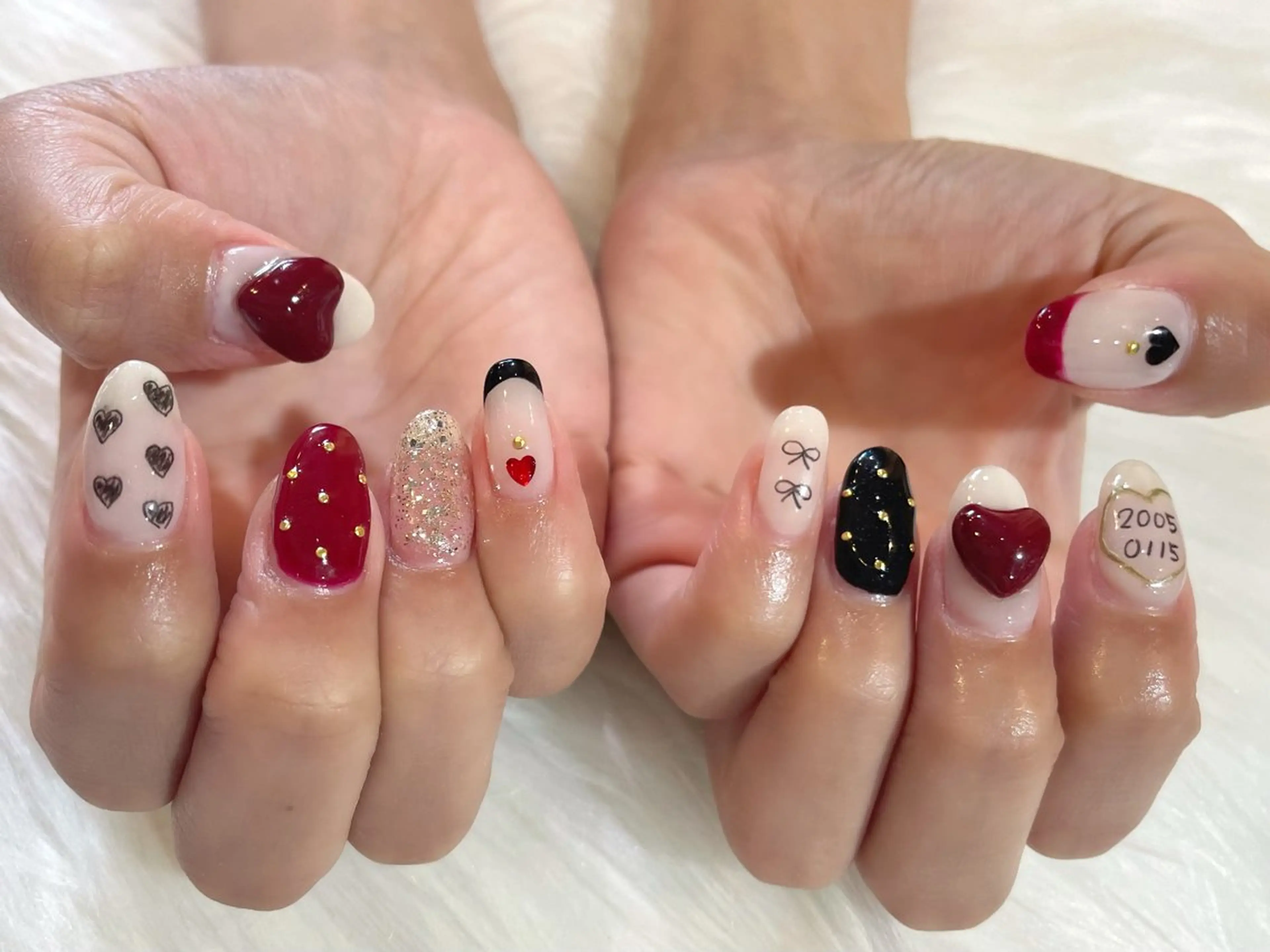 ネイル 韓国ネイル ハンドネイル jujur HARUKA🌸のネイルデザイン